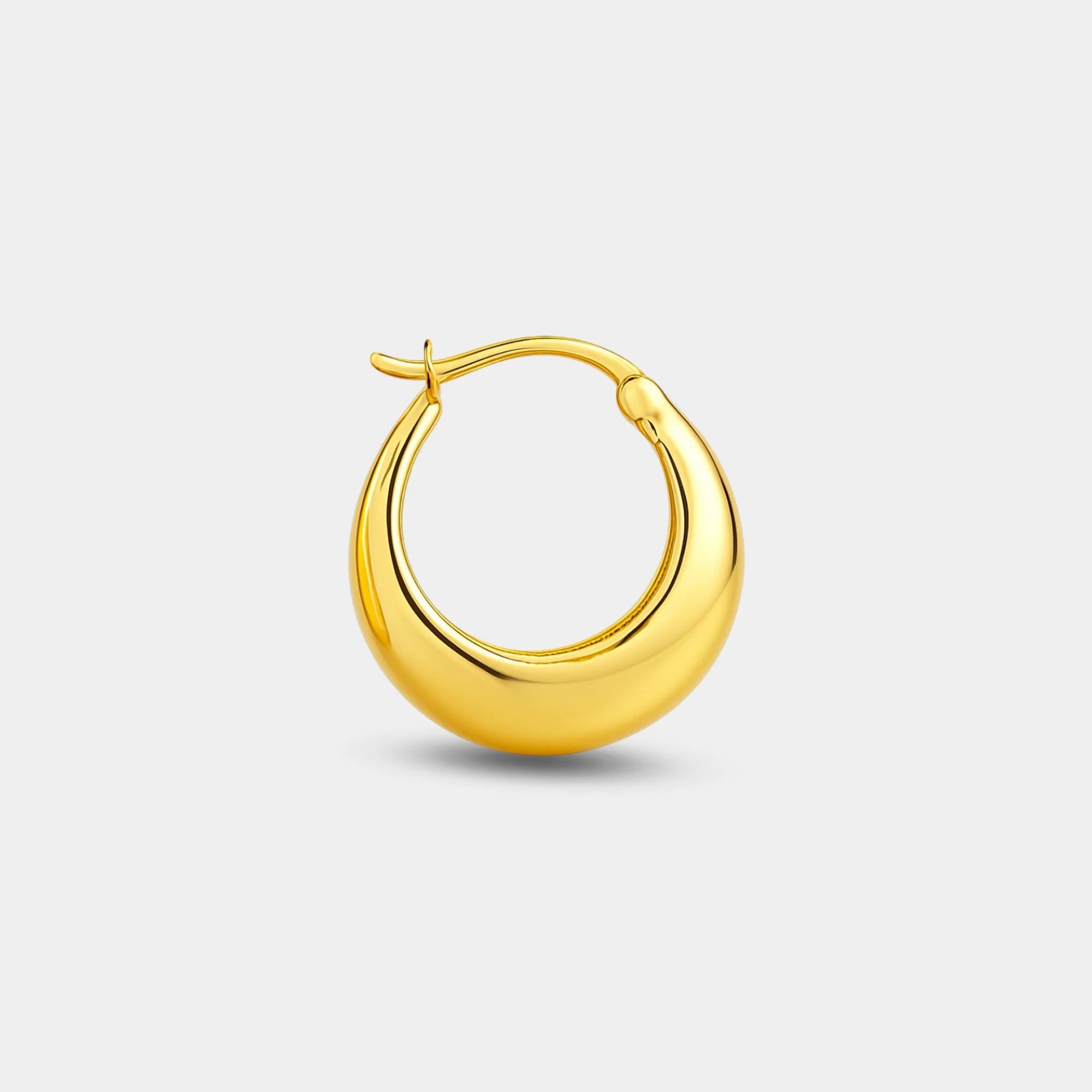 Glossy Huggie Hoops - MH ELEGANCE - Glossy Huggie Hoops -