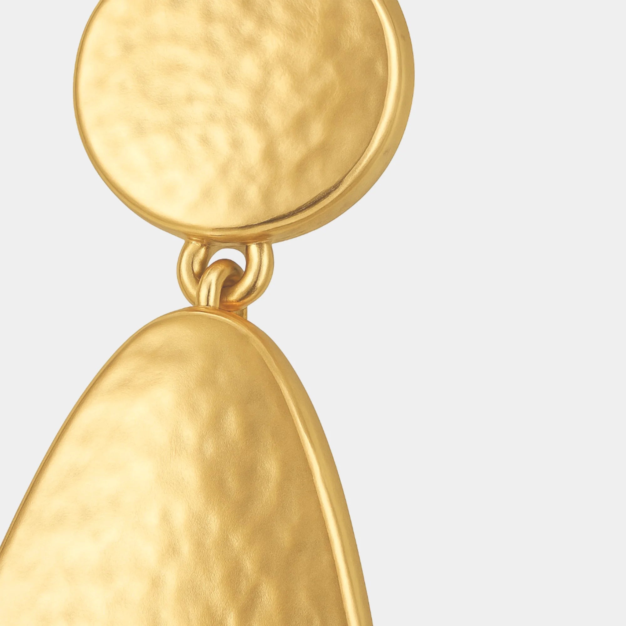 Hammered Chunky Earrings - MH ELEGANCE - Hammered Chunky Earrings -