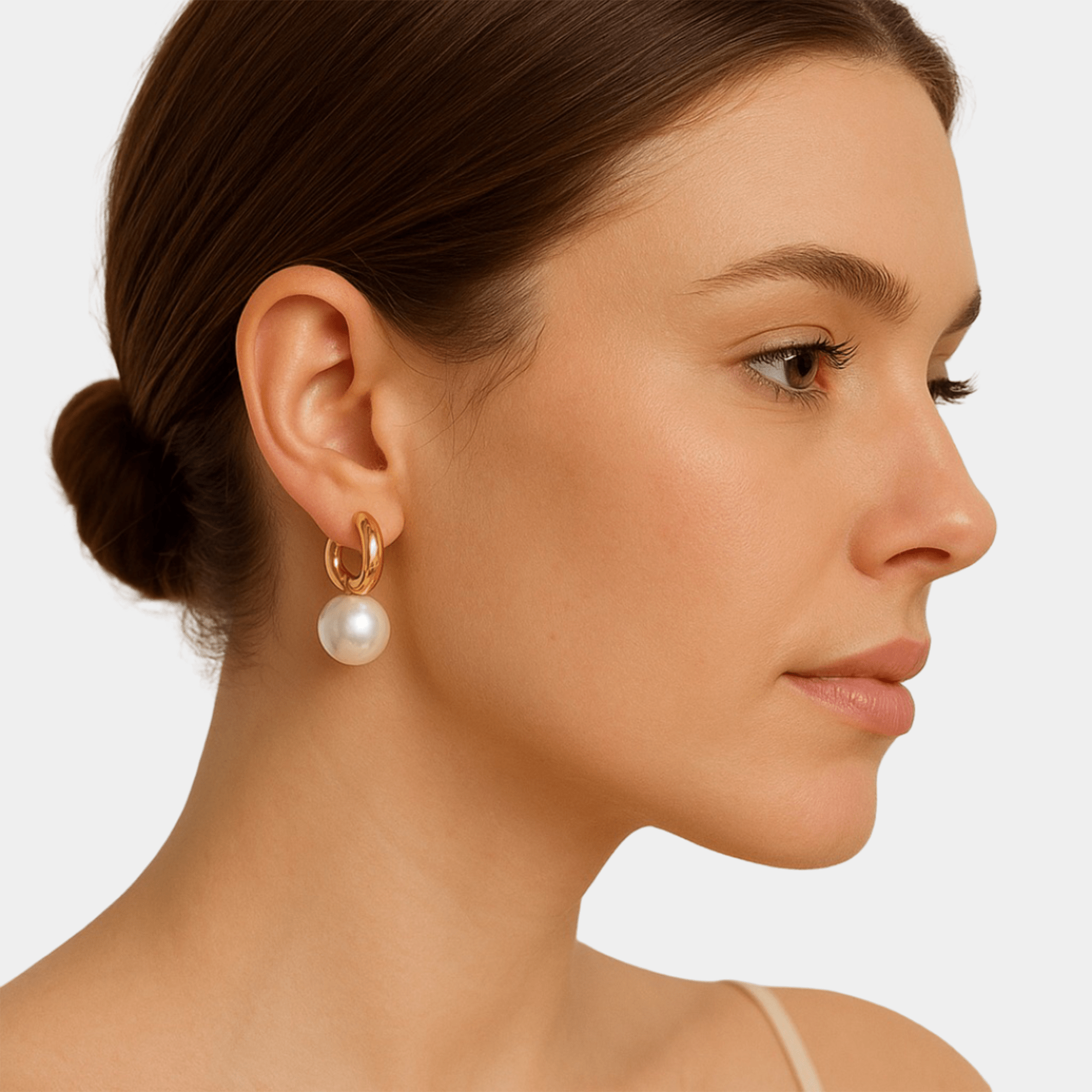 Isla Pearl Drop Earrings - MH ELEGANCE - Isla Pearl Drop Earrings -