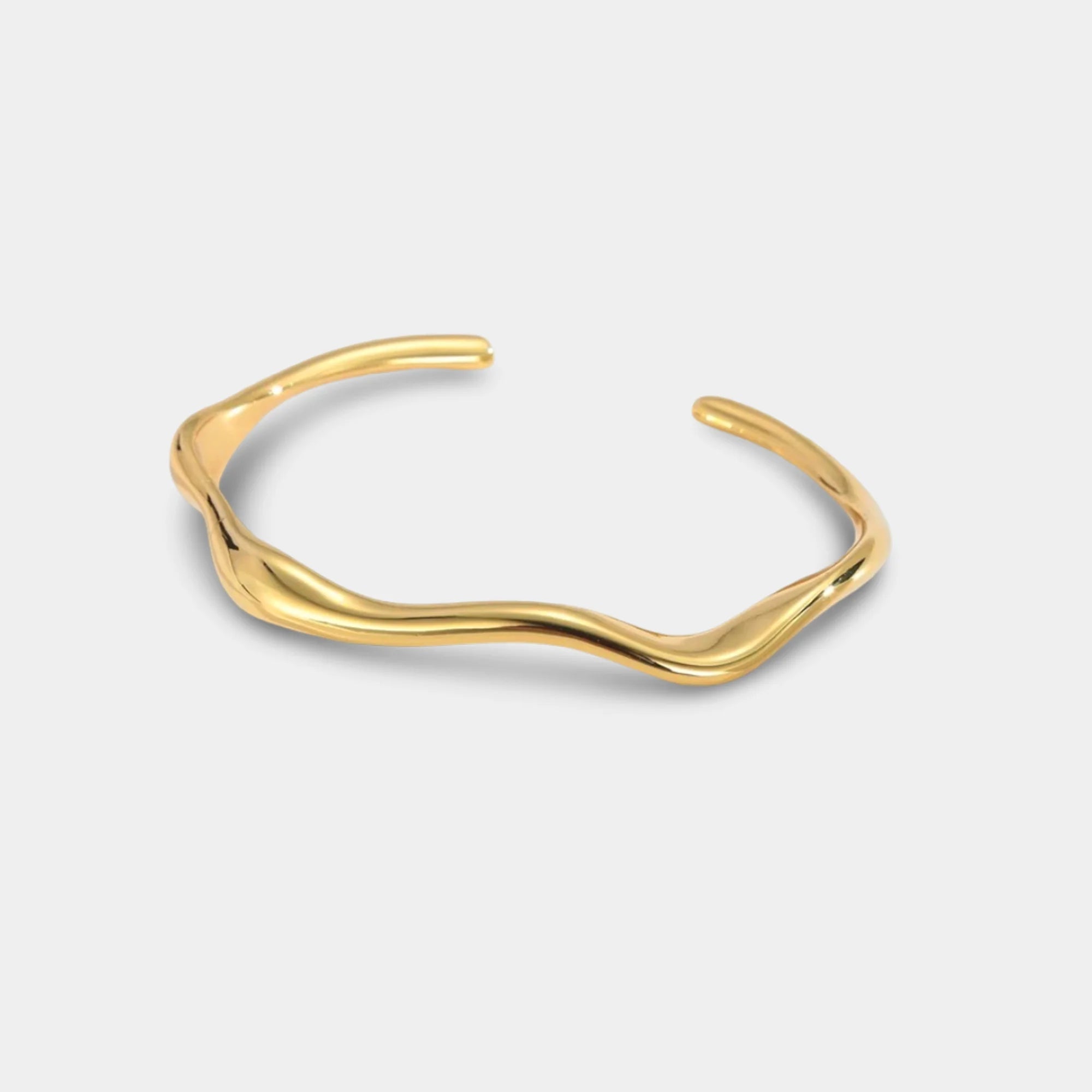 Minimalist Irregular Cuff Bracelet - MH ELEGANCE - Minimalist Irregular Cuff Bracelet -