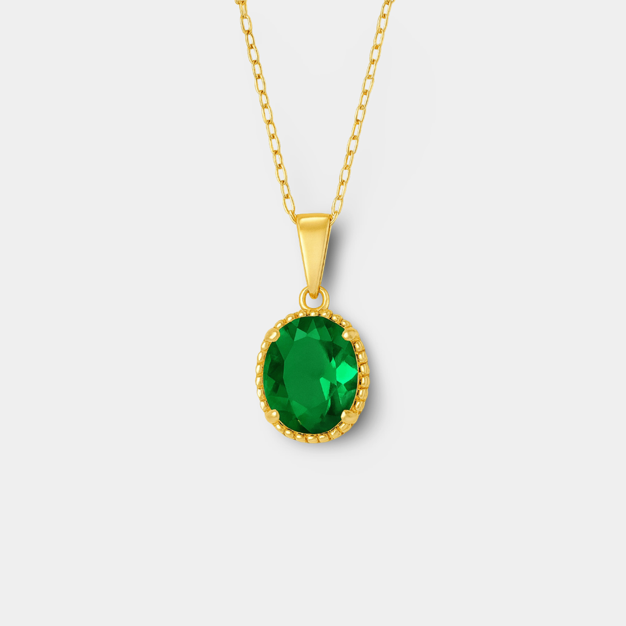 Orla Oval Solitaire Pendant - MH ELEGANCE - Orla Oval Solitaire Pendant - MH ELEGANCE -