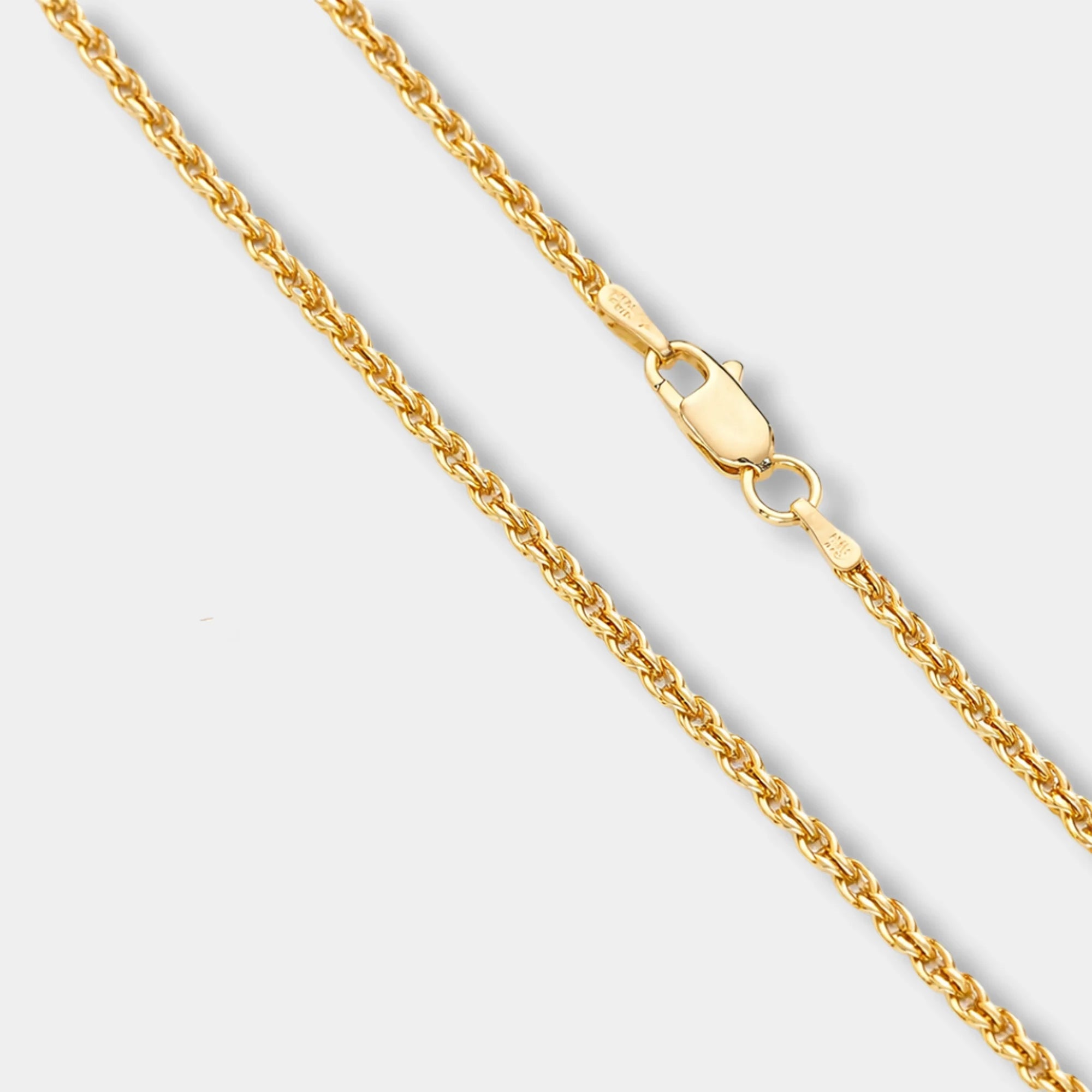 Rope Chain Necklace | Diamond-Cut Sterling Silver | Refined Luxury – MH ELEGANCE - MH ELEGANCE - Rope Chain Necklace | Diamond-Cut Sterling Silver | Refined Luxury – MH ELEGANCE -