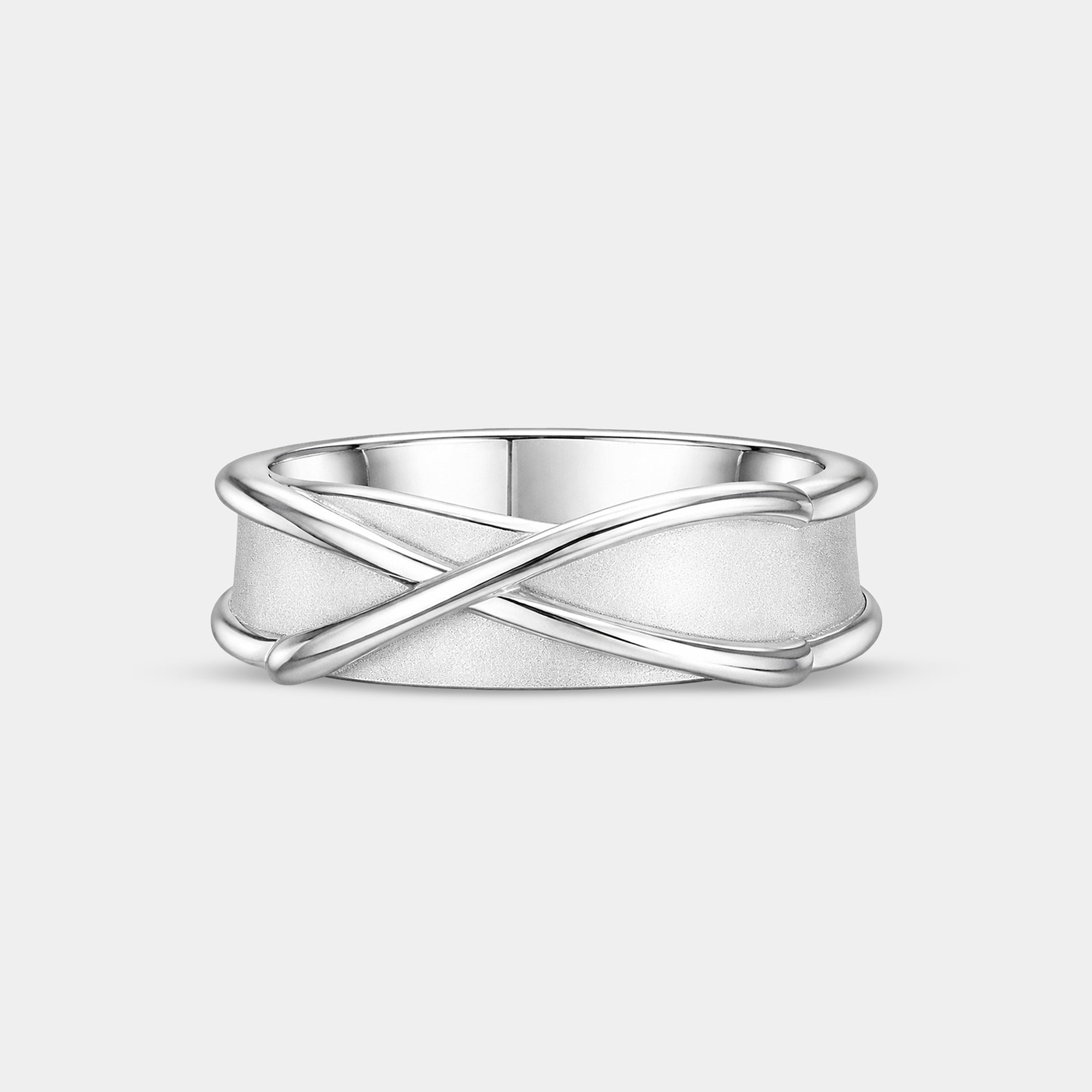Black anime cosplay ring on a plain background