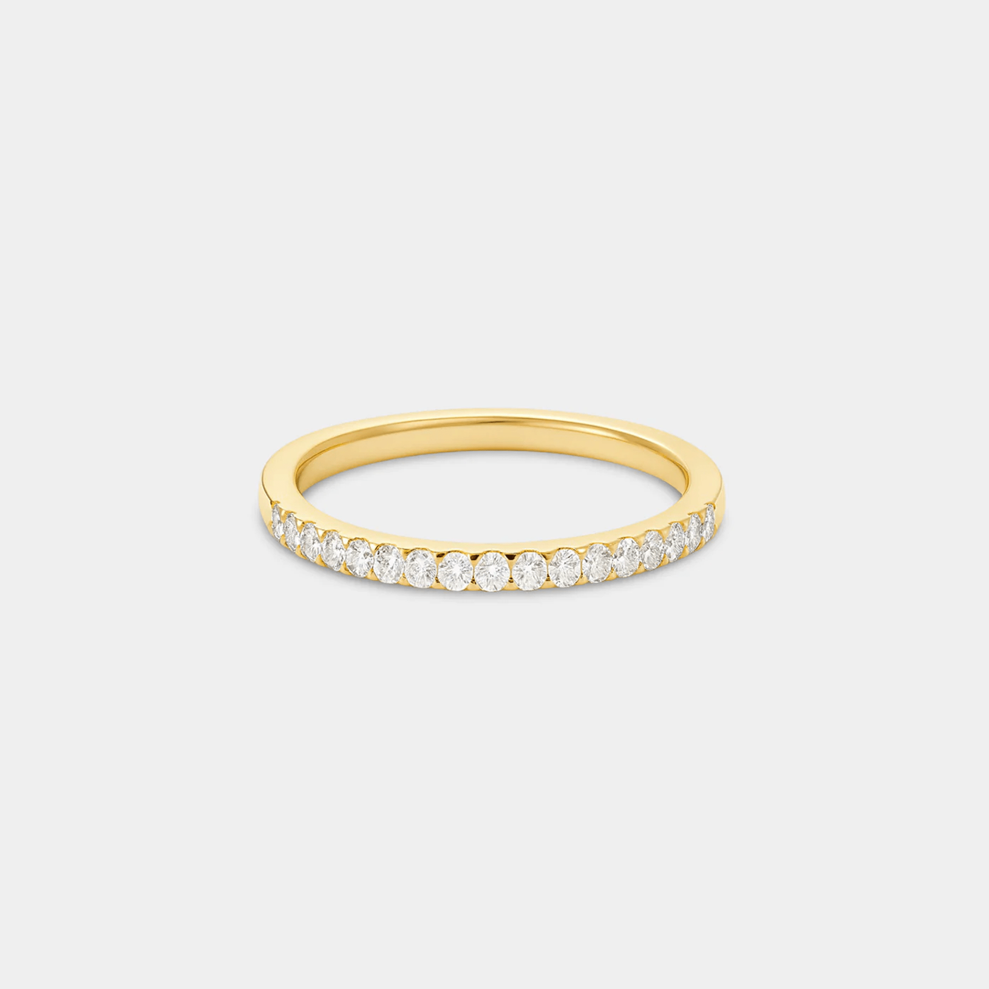 Simulated Diamond Stackable Ring - MH ELEGANCE - Simulated Diamond Stackable Ring -