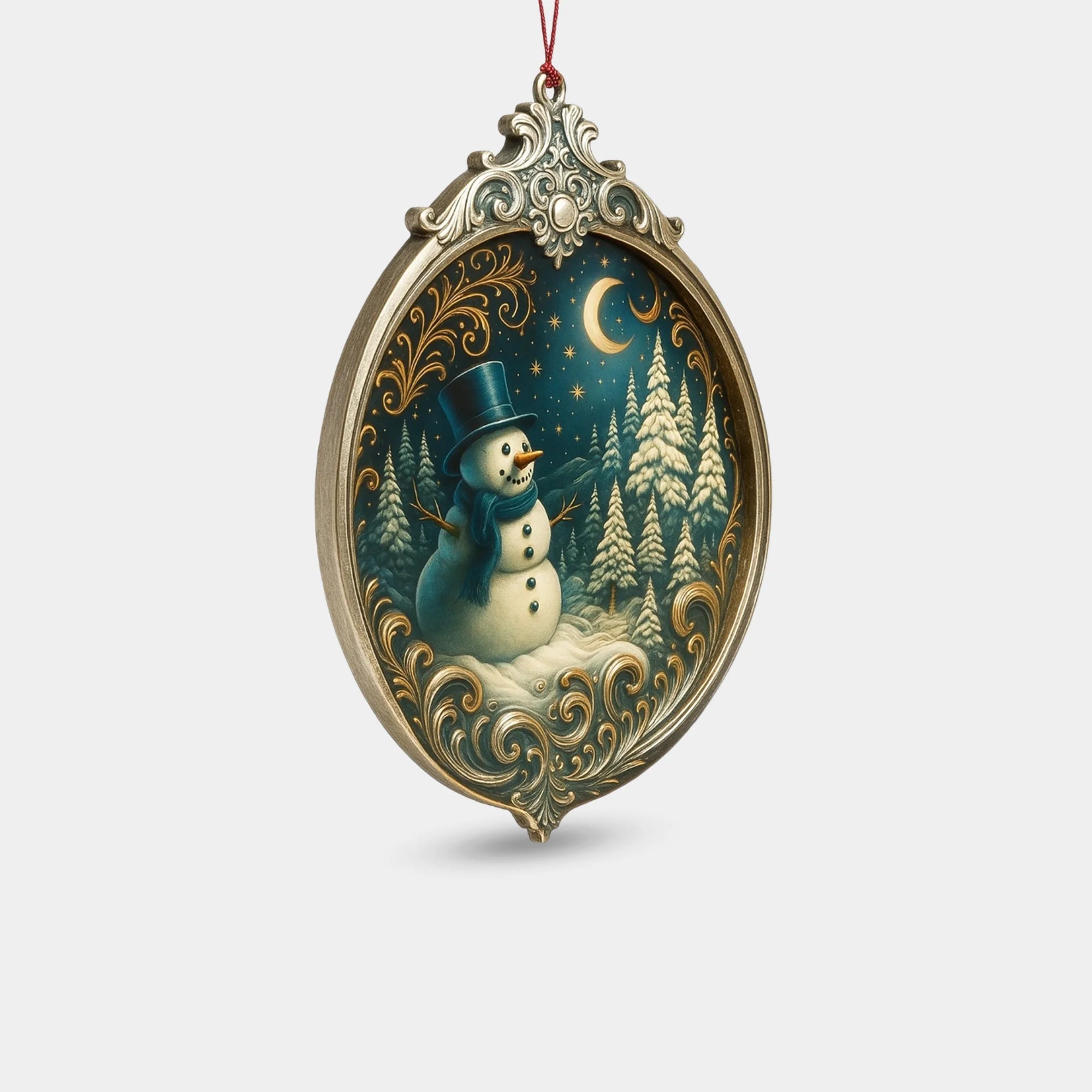Snowman Christmas Ornament - MH ELEGANCE - Snowman Christmas Ornament -