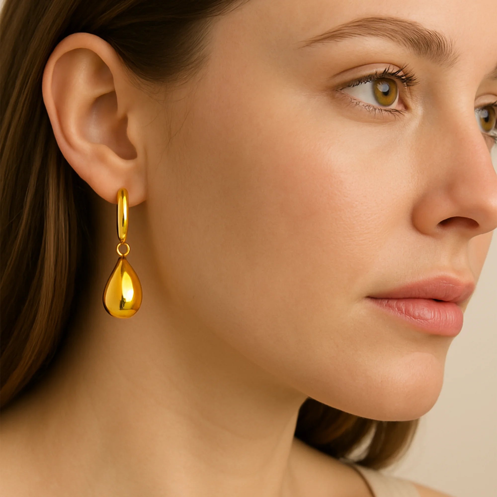 Sterling Silver Waterdrop Dangle - MH ELEGANCE - Sterling Silver Waterdrop Dangle -