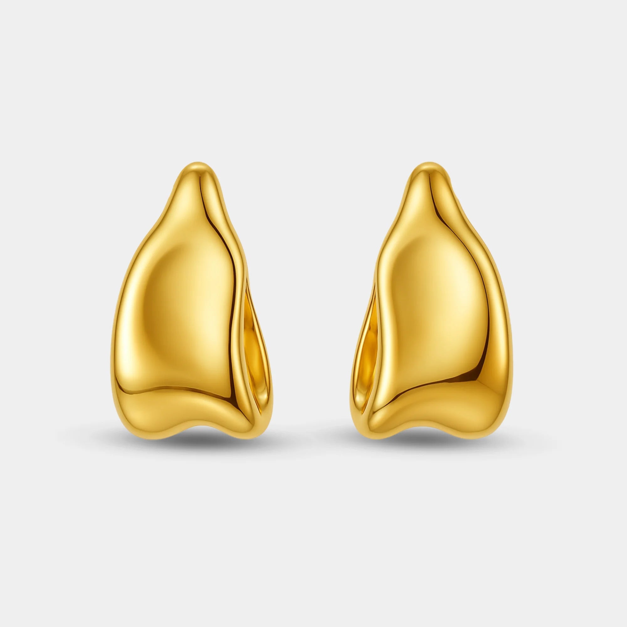 Trapezoid Chunky Earrings - MH ELEGANCE - Trapezoid Chunky Earrings -