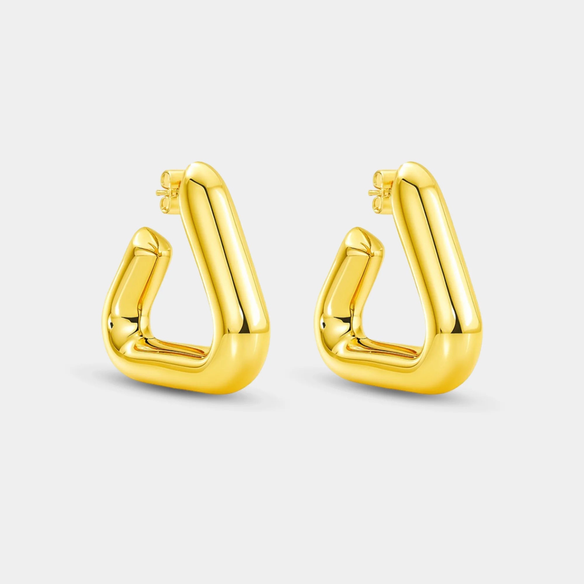 Triangle Statement Earrings - MH ELEGANCE - Triangle Statement Earrings -
