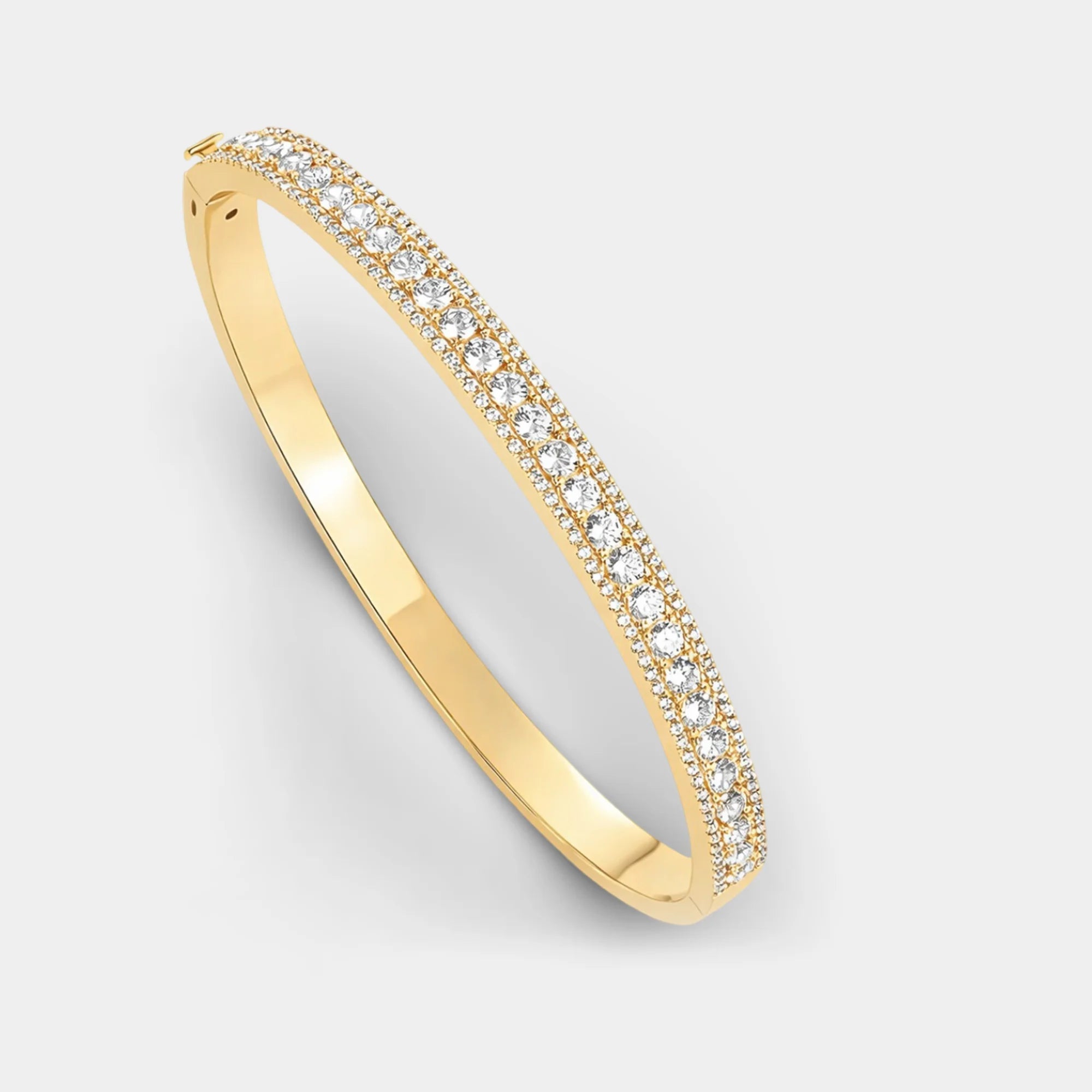 Zirconia Tennis Bangle Bracelet - MH ELEGANCE - Zirconia Tennis Bangle Bracelet -