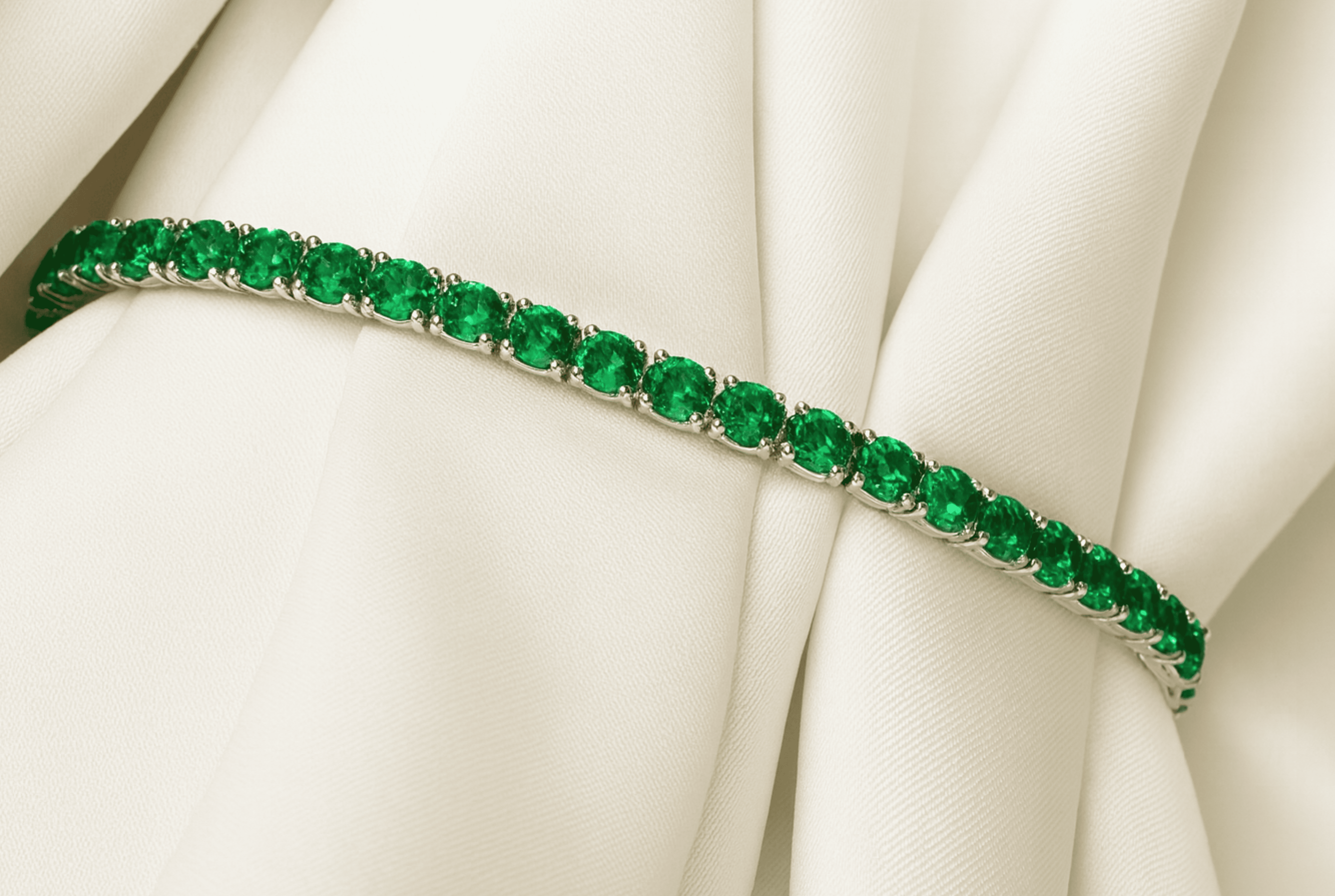 Emerald Tennis Bracelet