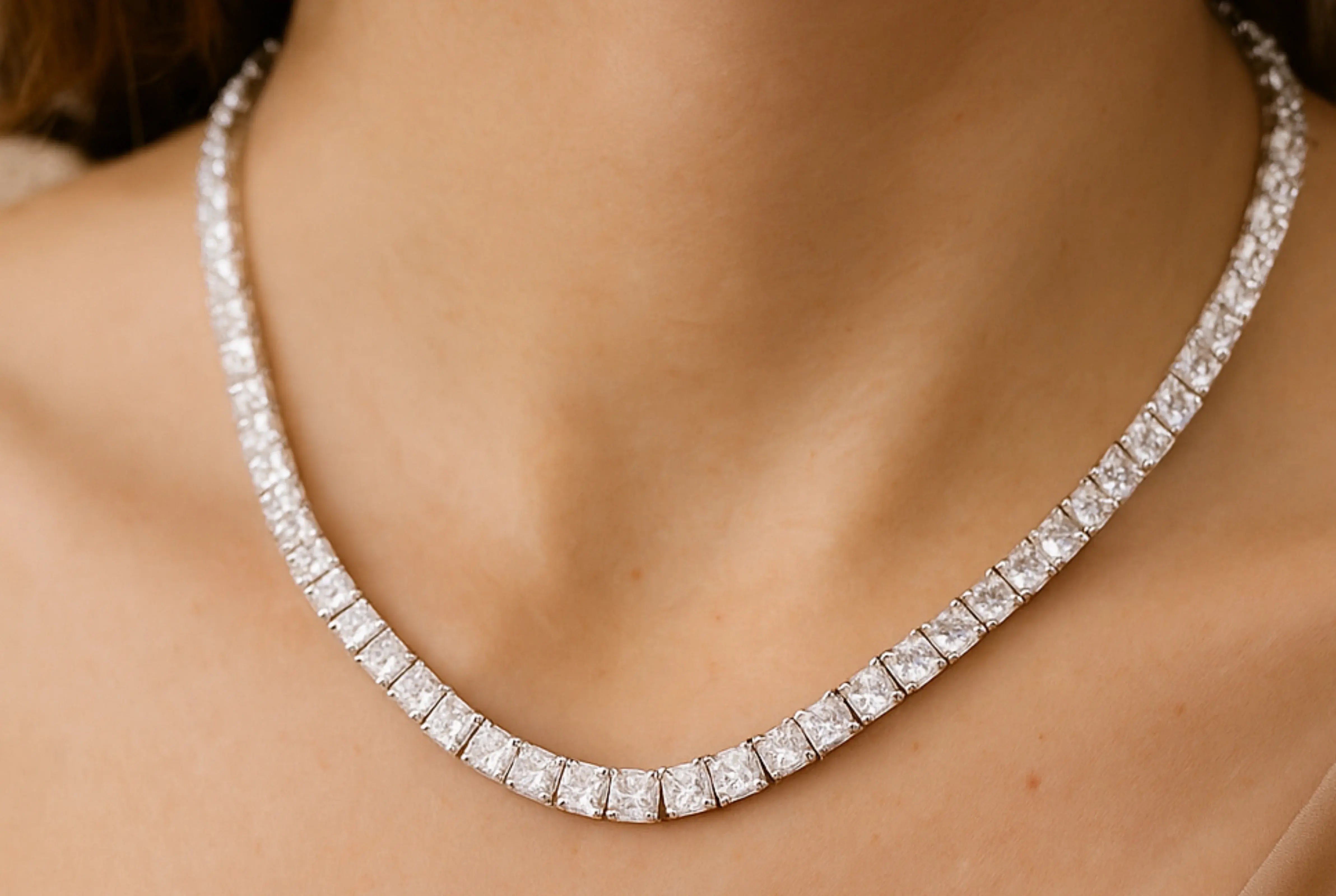 Crown Setting Tennis Necklace: The Ultimate Guide to Timeless Elegance - MH ELEGANCE