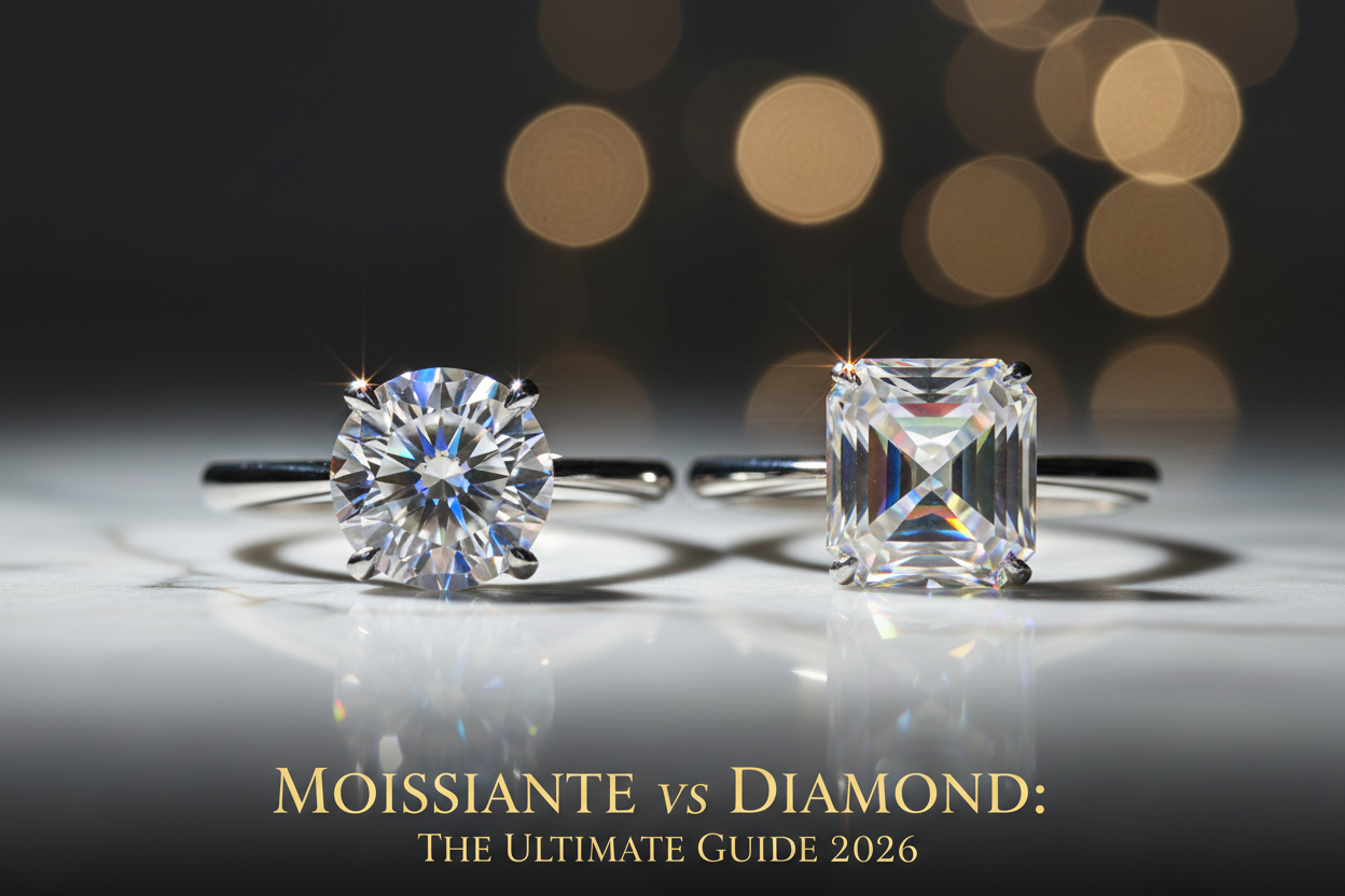 Moissanite vs Diamond Engagement Rings: The Complete Buying Guide 2026