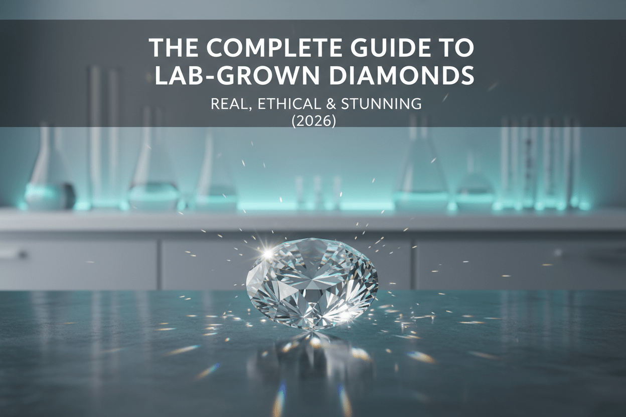 The Complete Guide to Lab-Grown Diamonds: Real, Ethical & Stunning (2026) - MH ELEGANCE