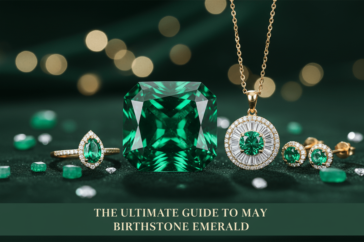 The Ultimate Guide to May Birthstone Emerald: Luxury Gemstone Jewelry, Meaning & Gift Ideas - MH ELEGANCE