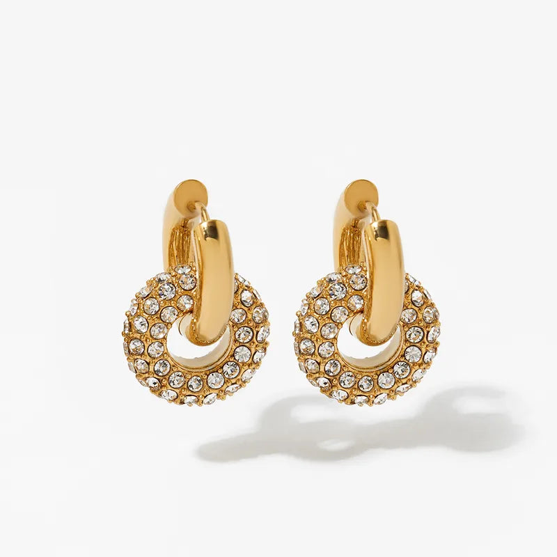 Luxe Zircon Hoops