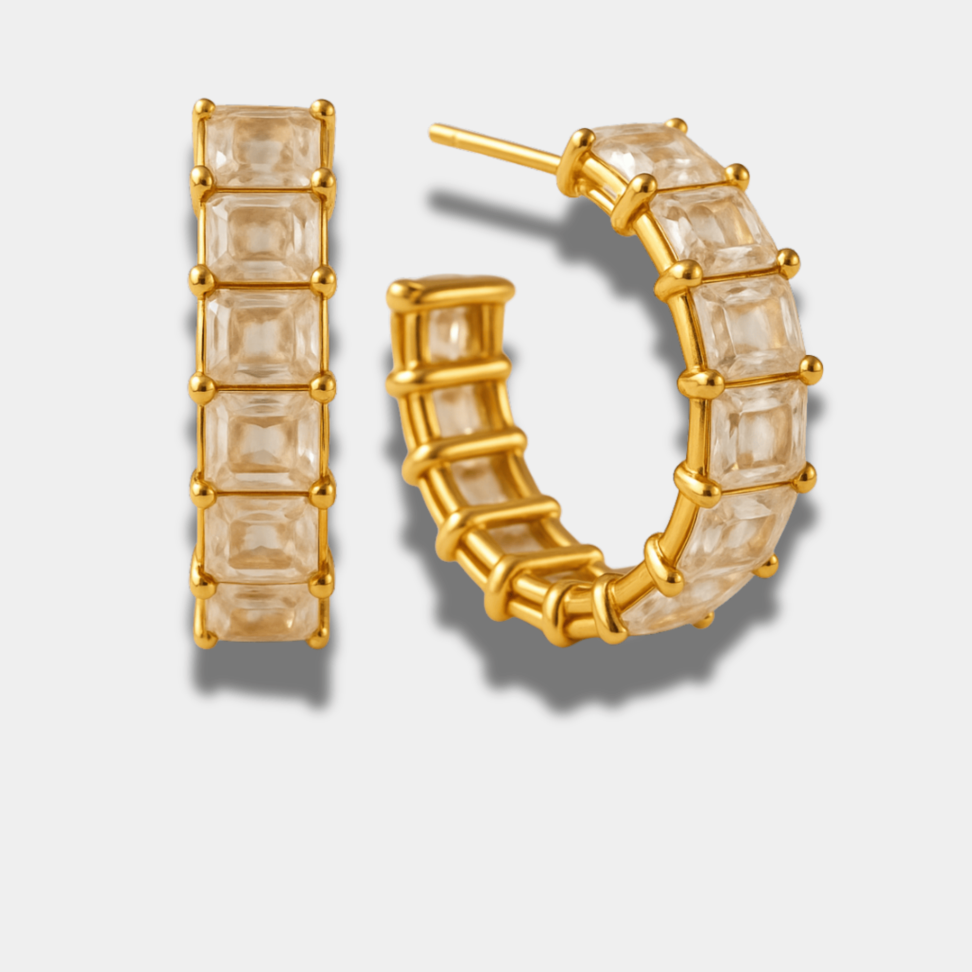 Prism Crown Hoops
