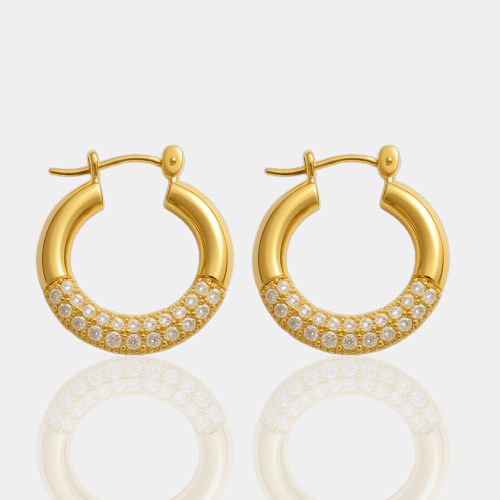 Lustre Luxe Hoops