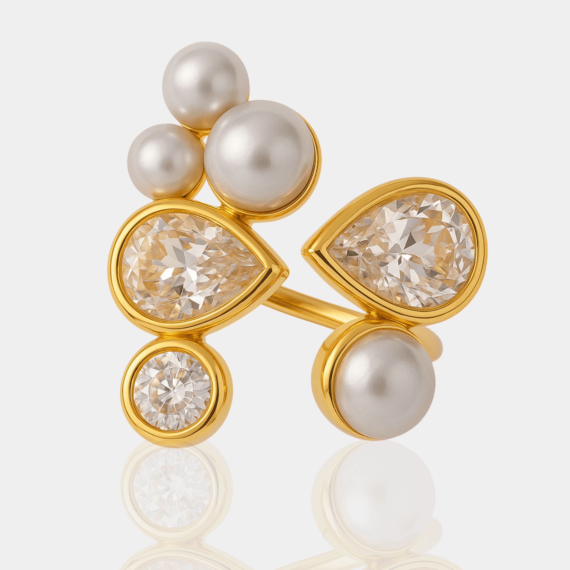 Pearl Prism Galaxy Ring