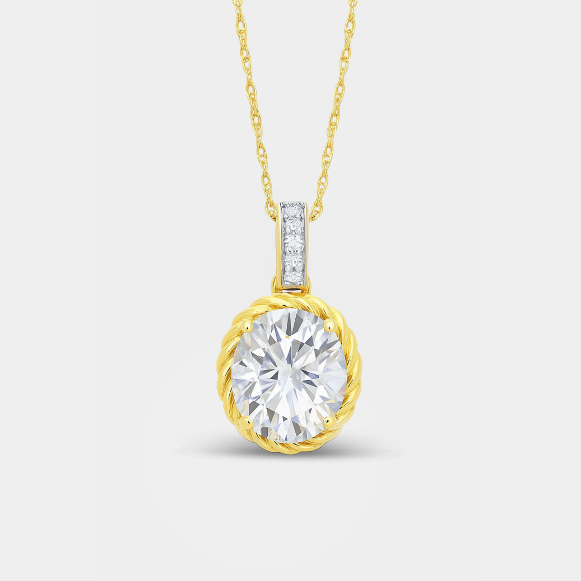 Liora Moissanite Pendant Necklace