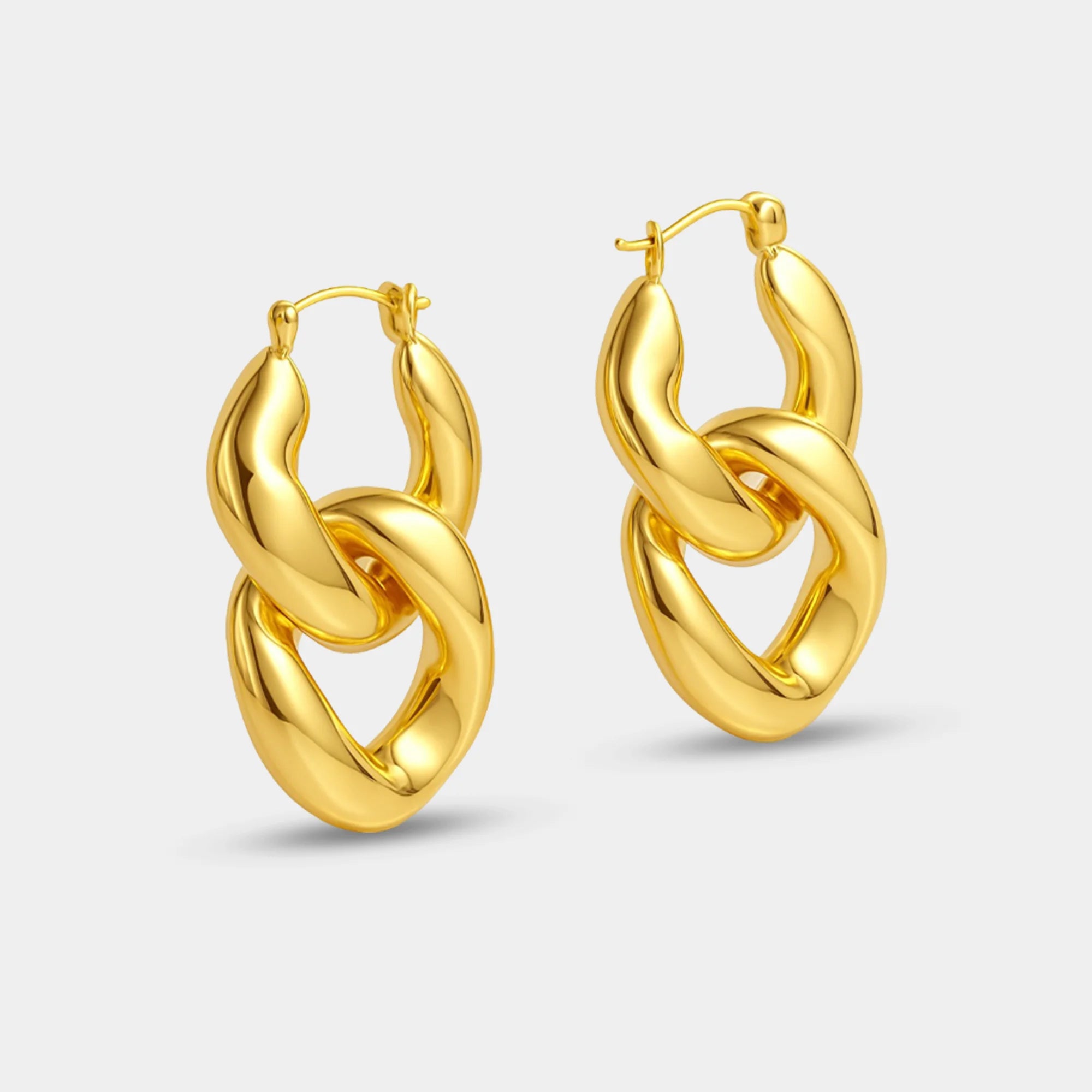 Geometric Dangle Hoops