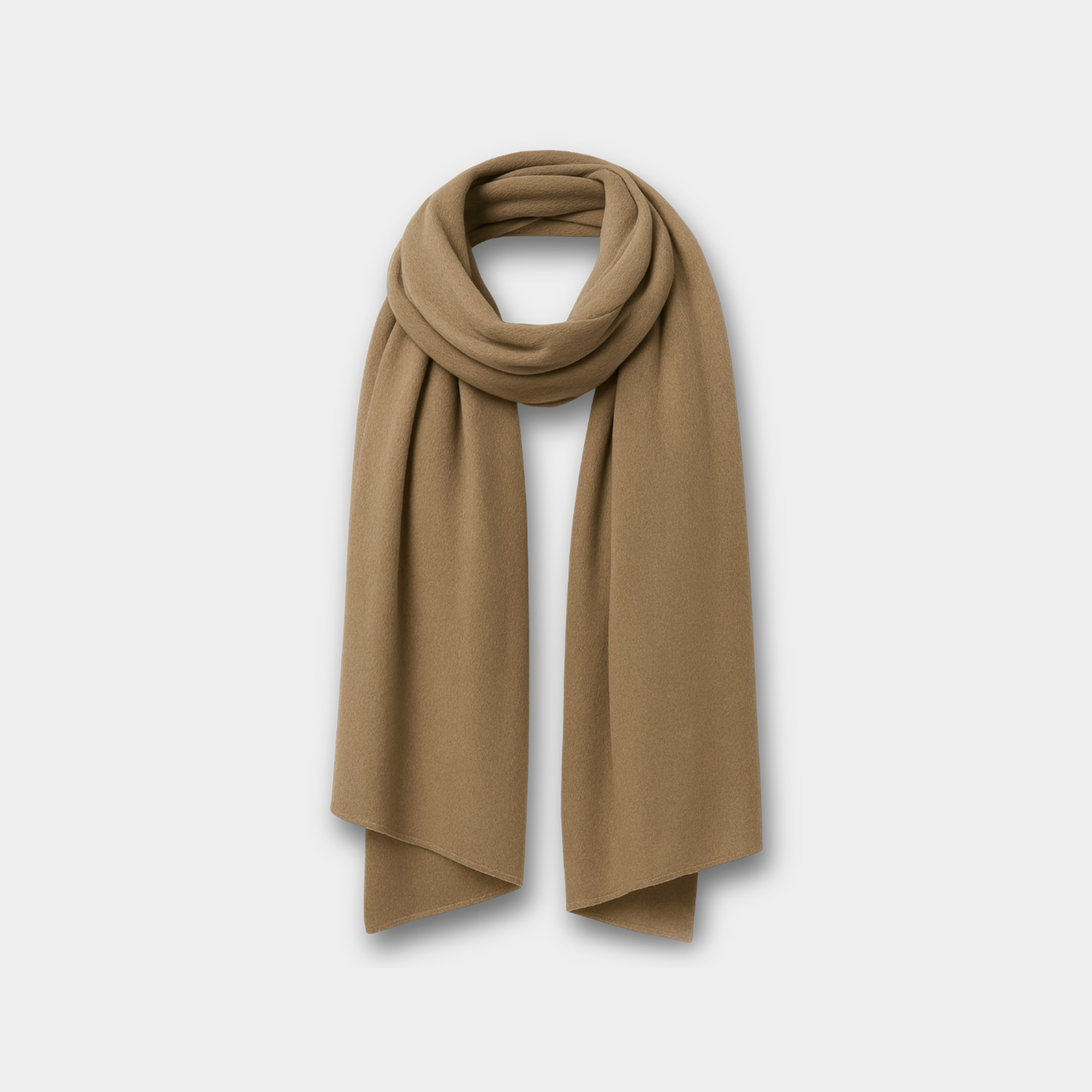 Khaki Winter Infinity Scarf