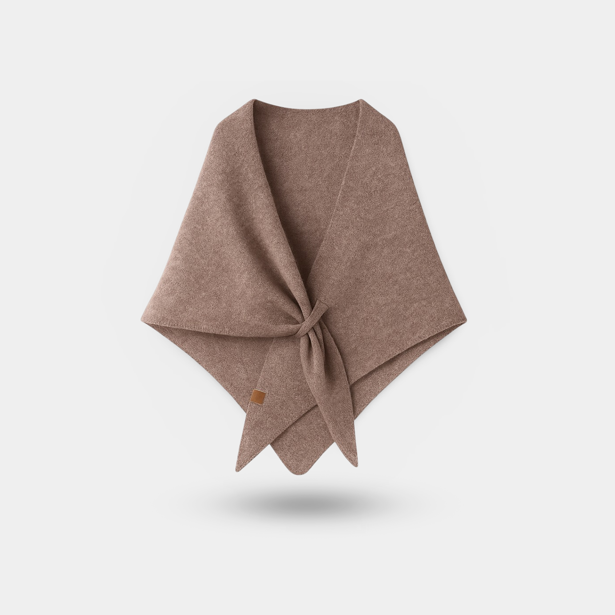 Triangle Knit Scarf Wrap