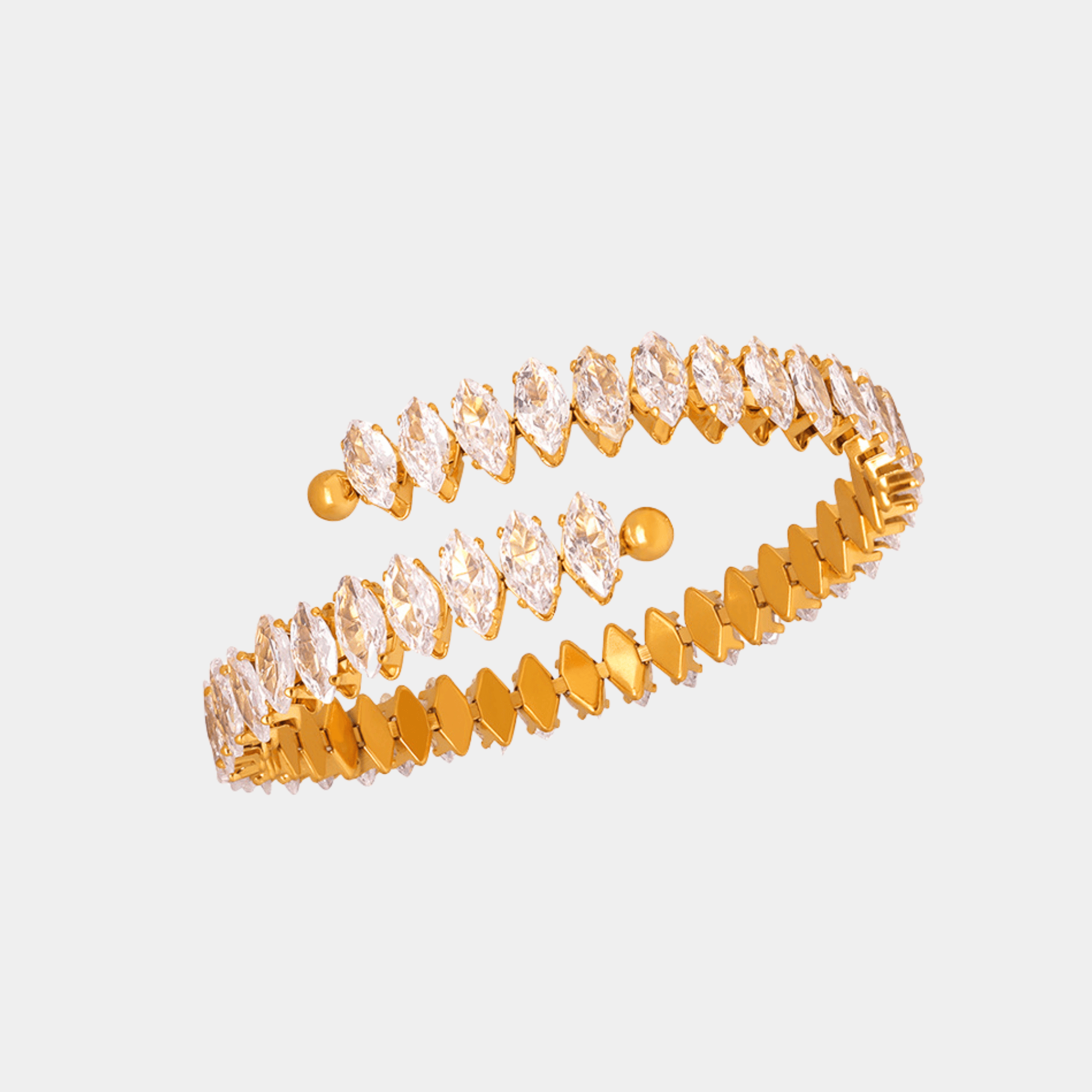 Luxury Marquise Cut Zircon Bracelet
