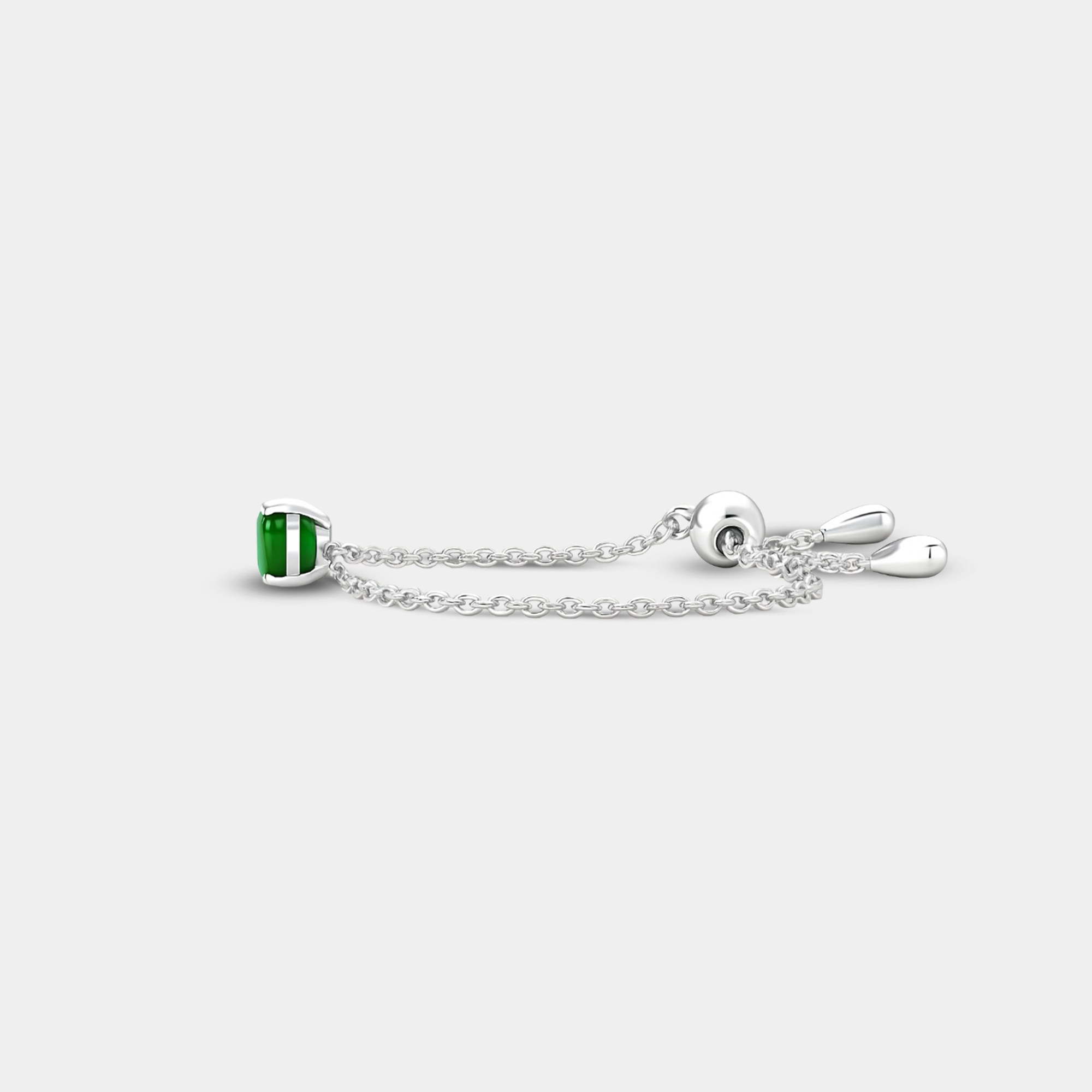 Aria Nano Emerald Bolo Bracelet