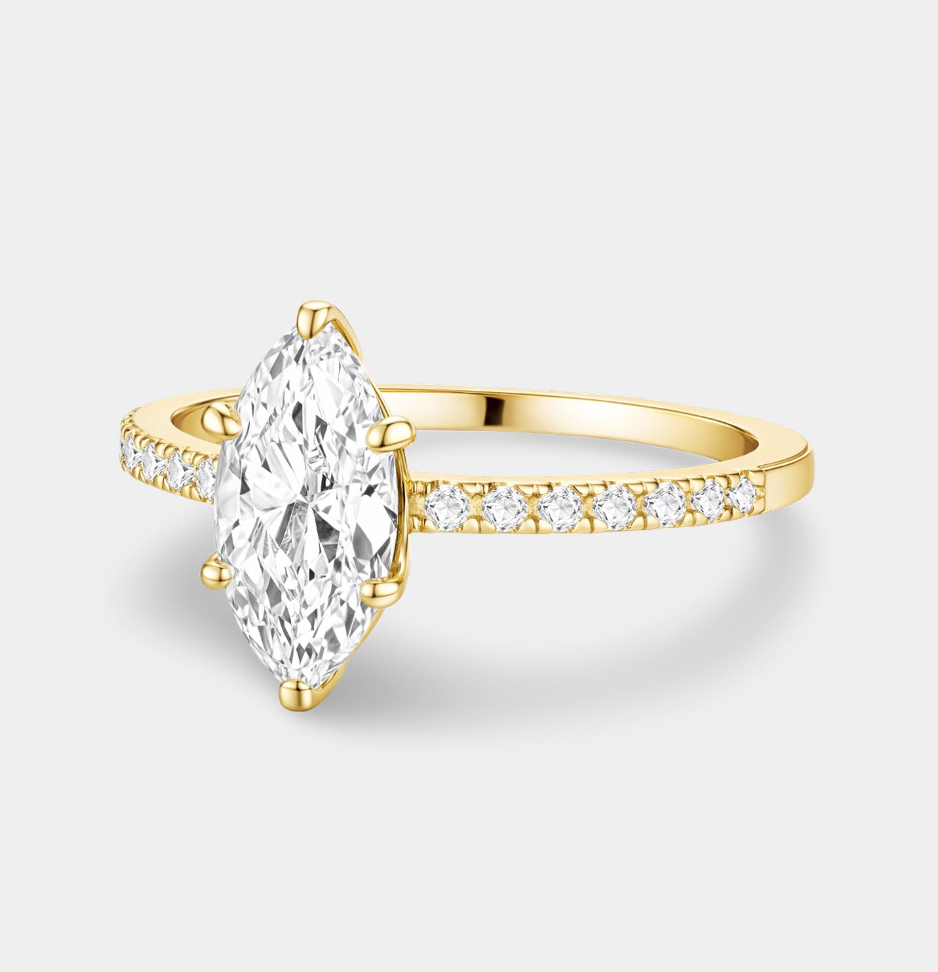 Eternal Grace Marquise Cut Engagement Ring