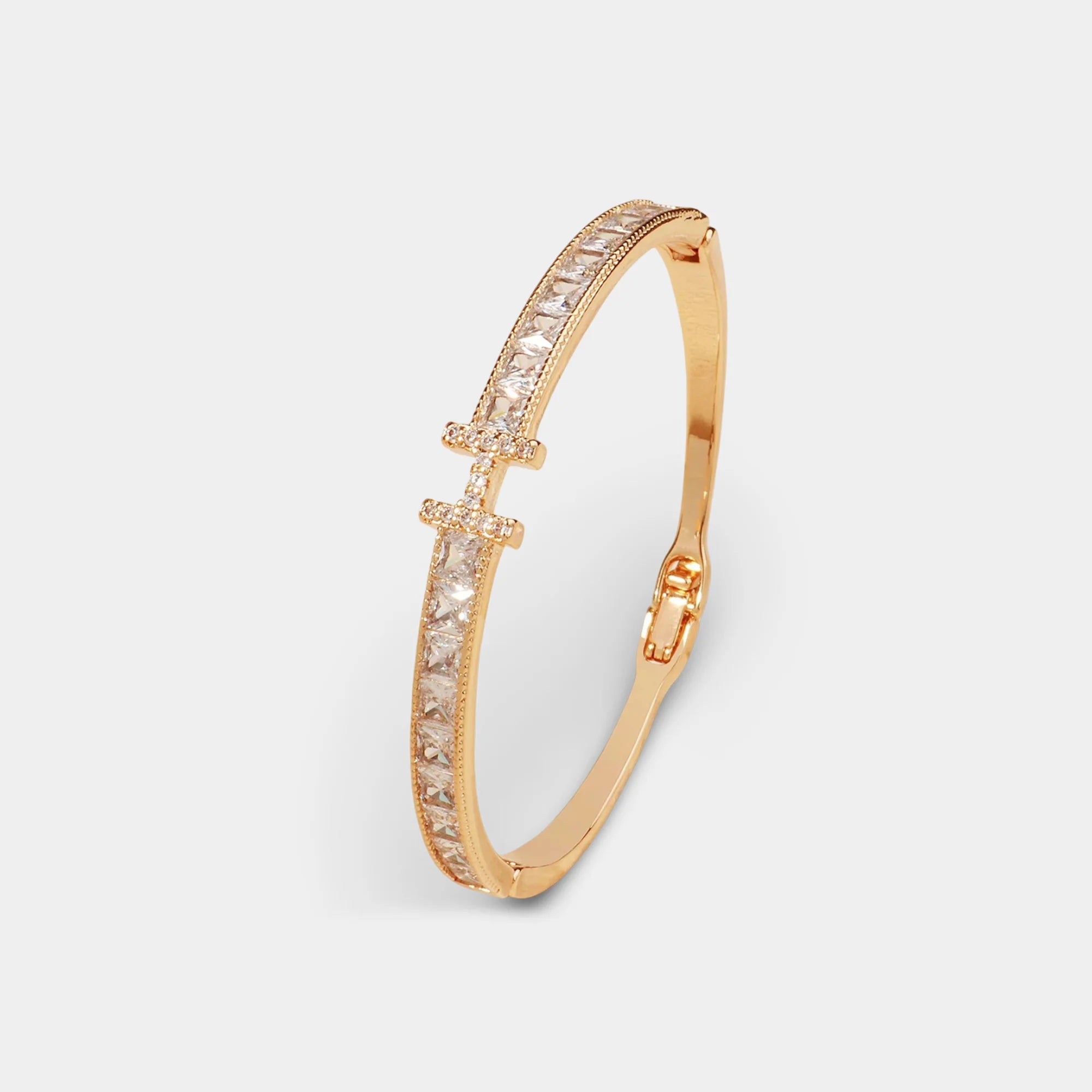 “H” Dainty Gold Bracelet