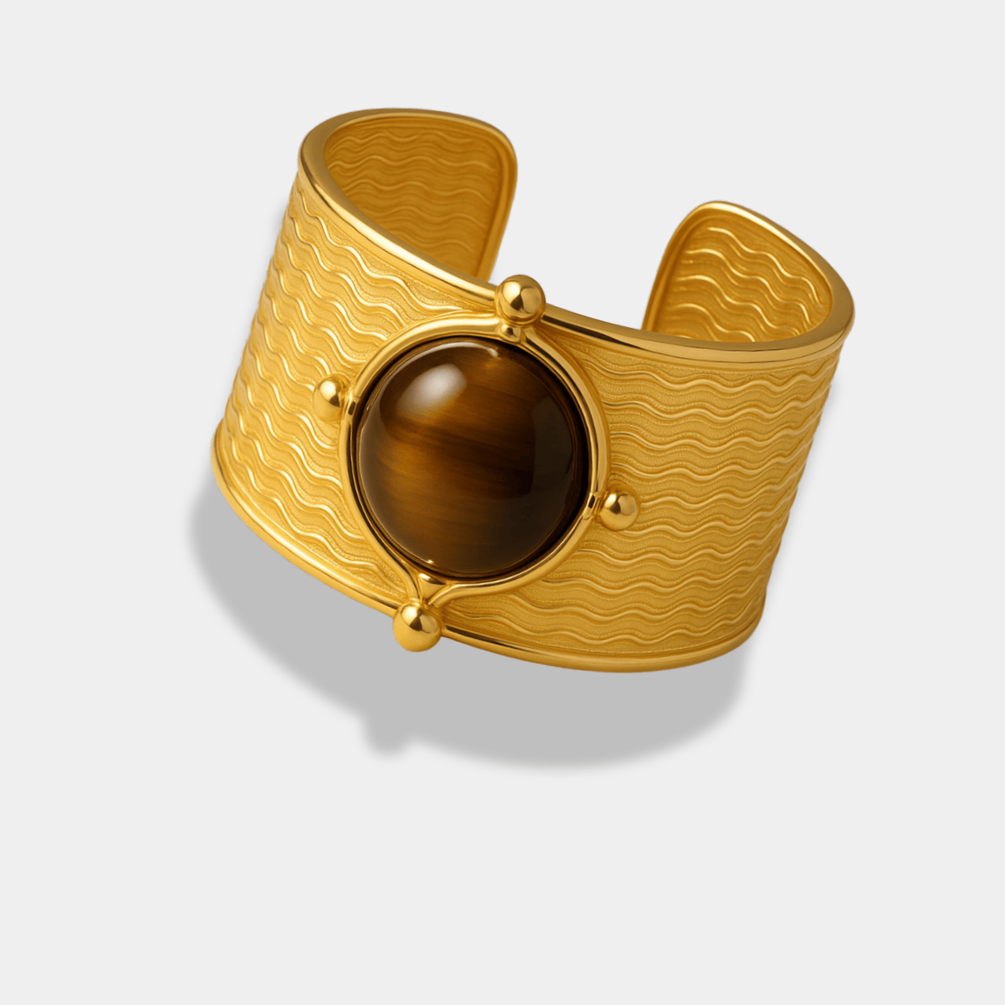 Heritage Stone Cuff Ring