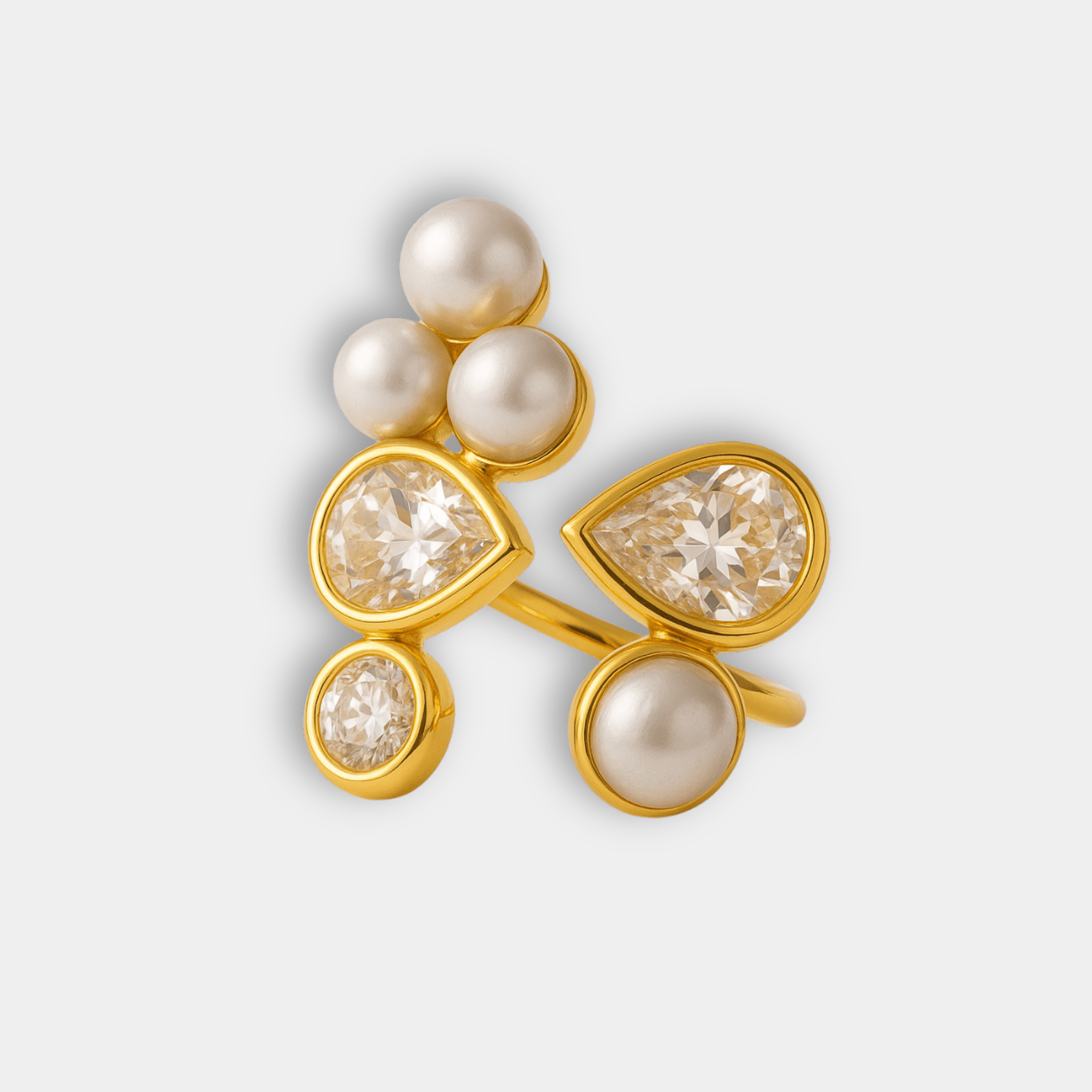 Pearl Prism Galaxy Ring