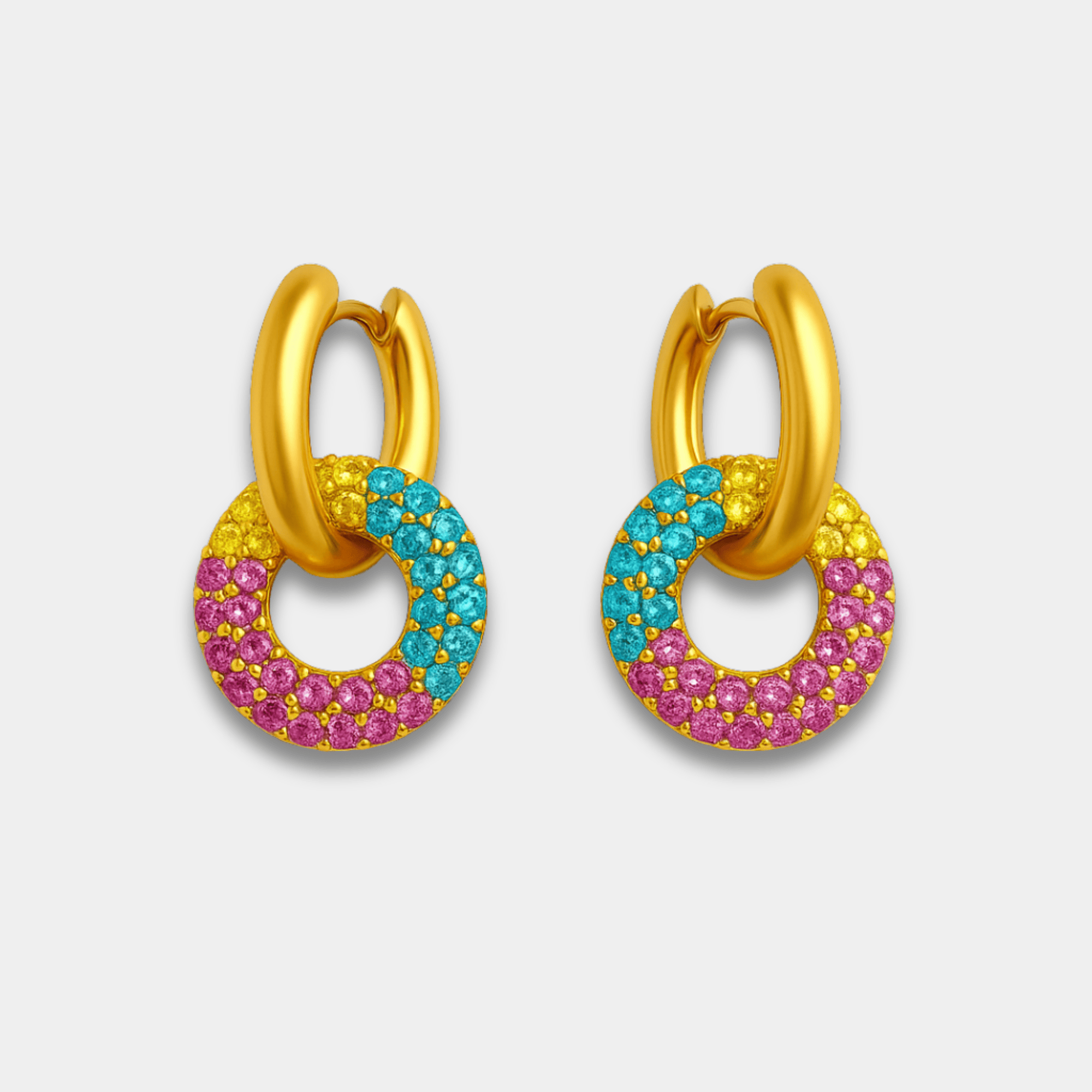 Luxe Zircon Hoops