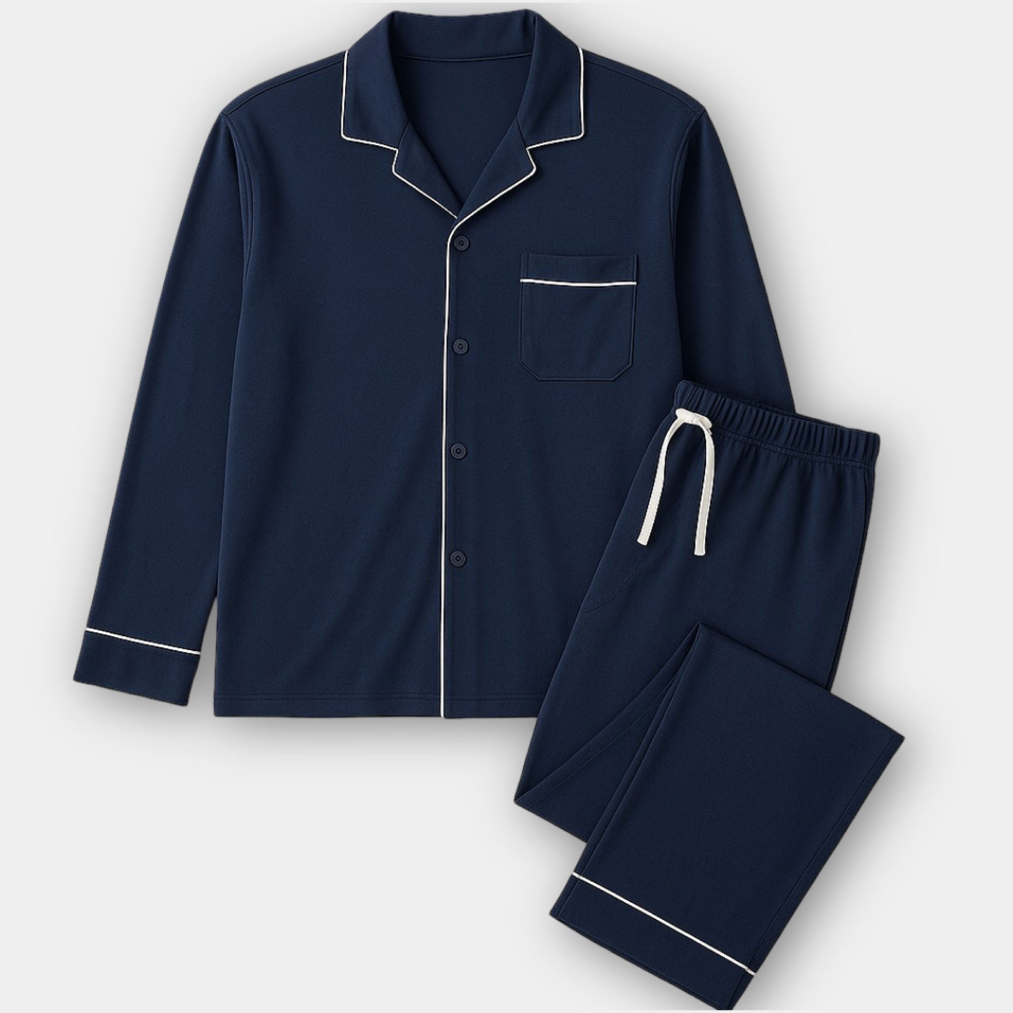 Navy Blue Pajama Set