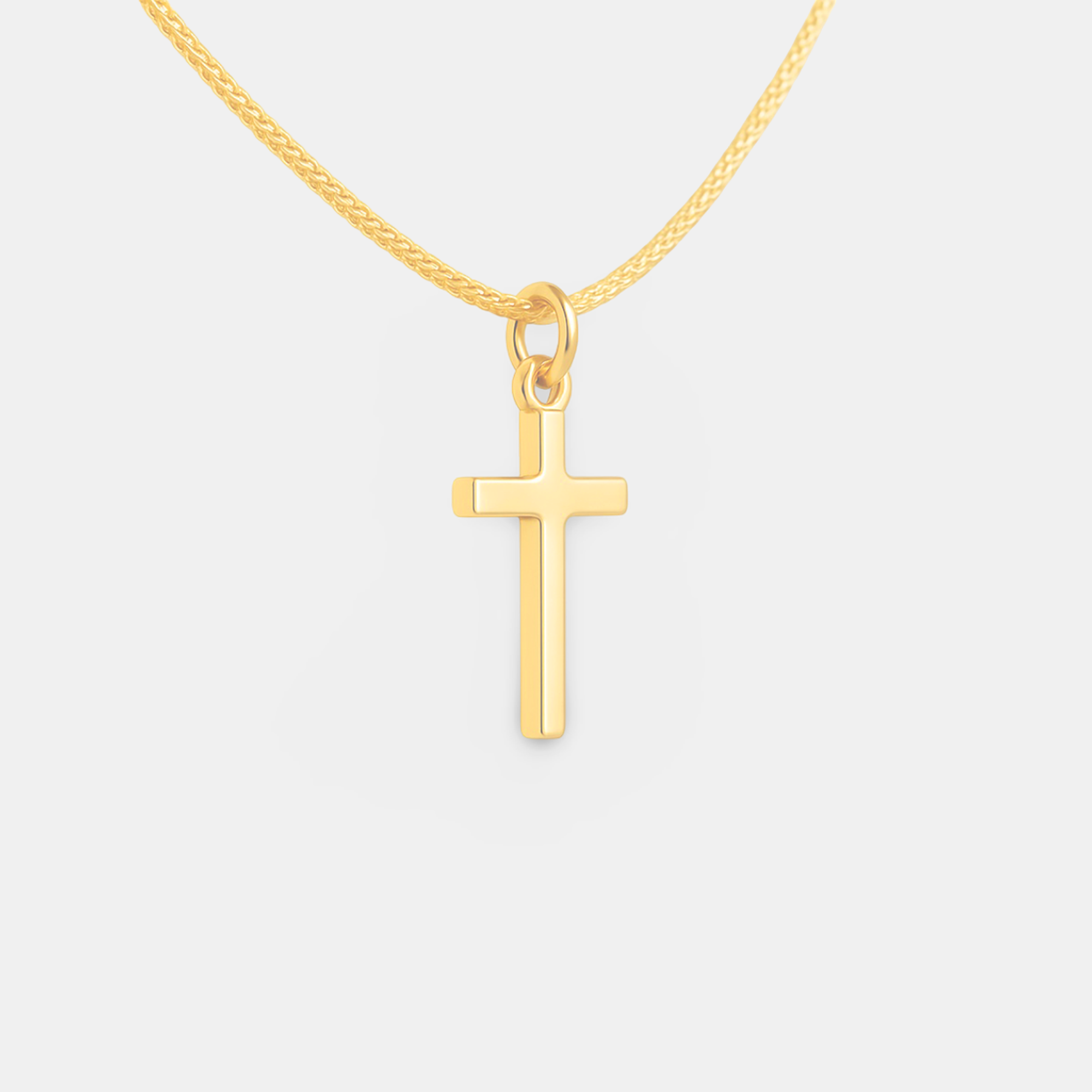 Aureline Cross Box Chain Pendant