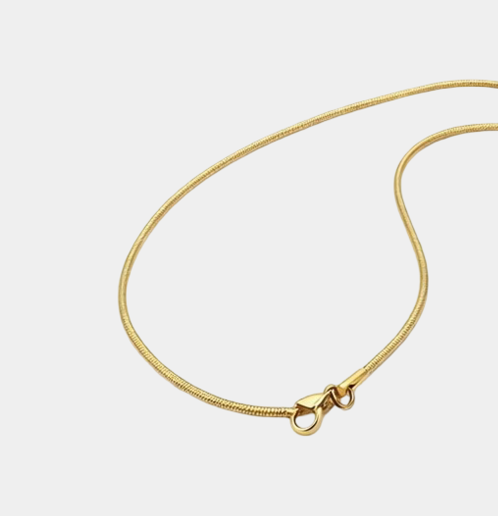 Chaîne serpent Silk Glide plaquée or 14K