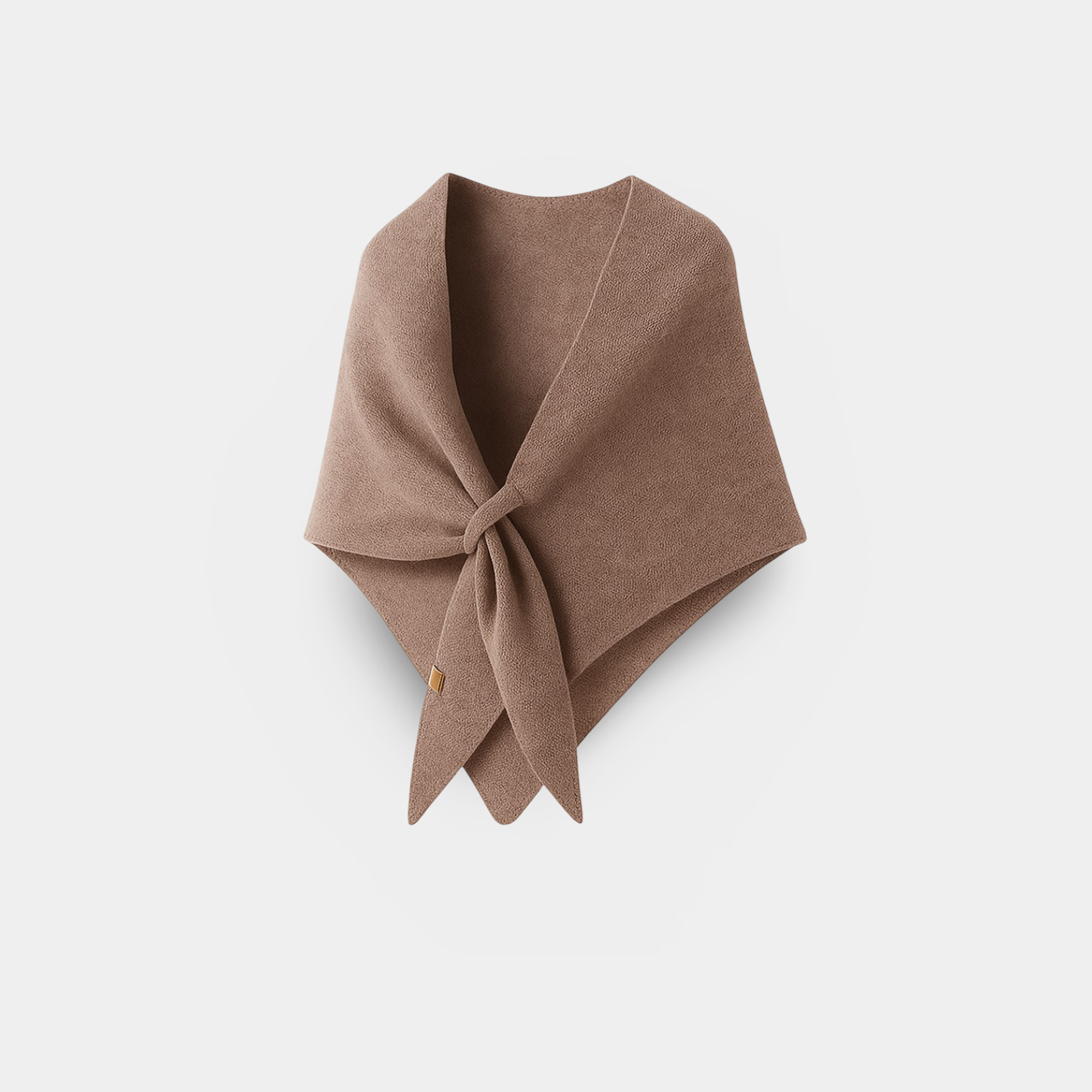 Triangle Knit Scarf Wrap