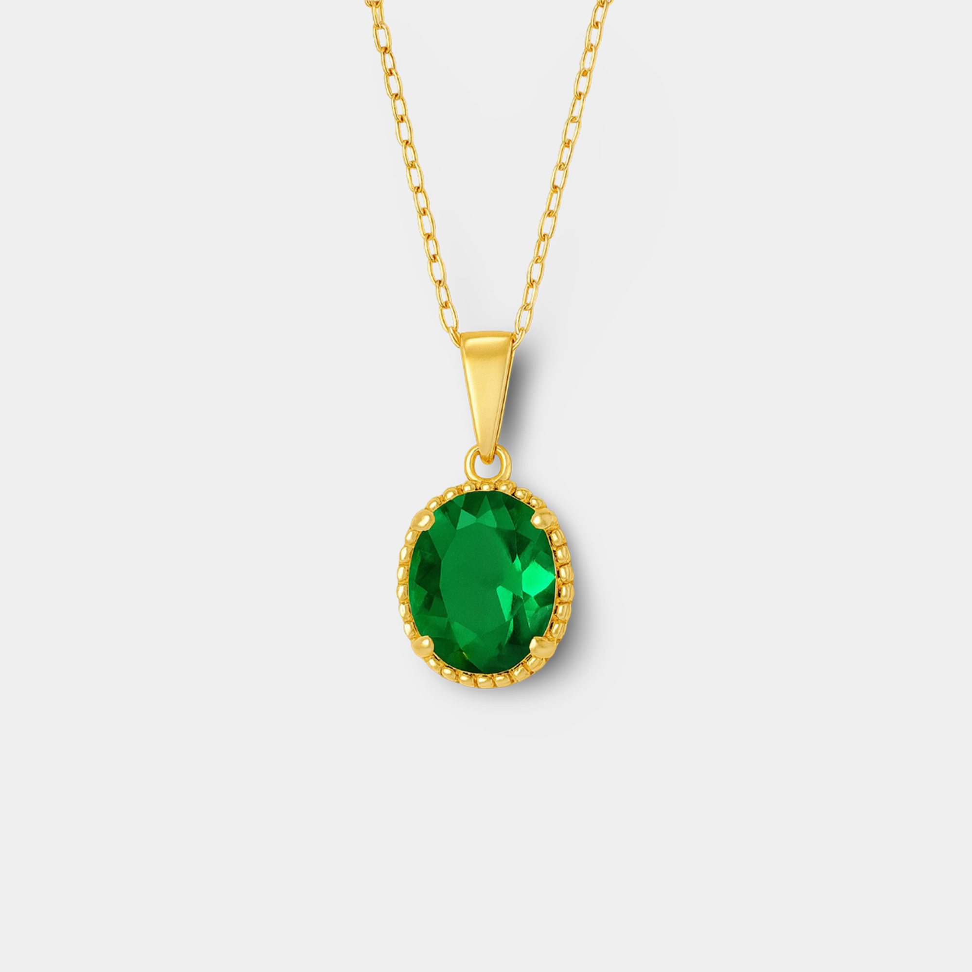 Orla Oval Solitaire Pendant