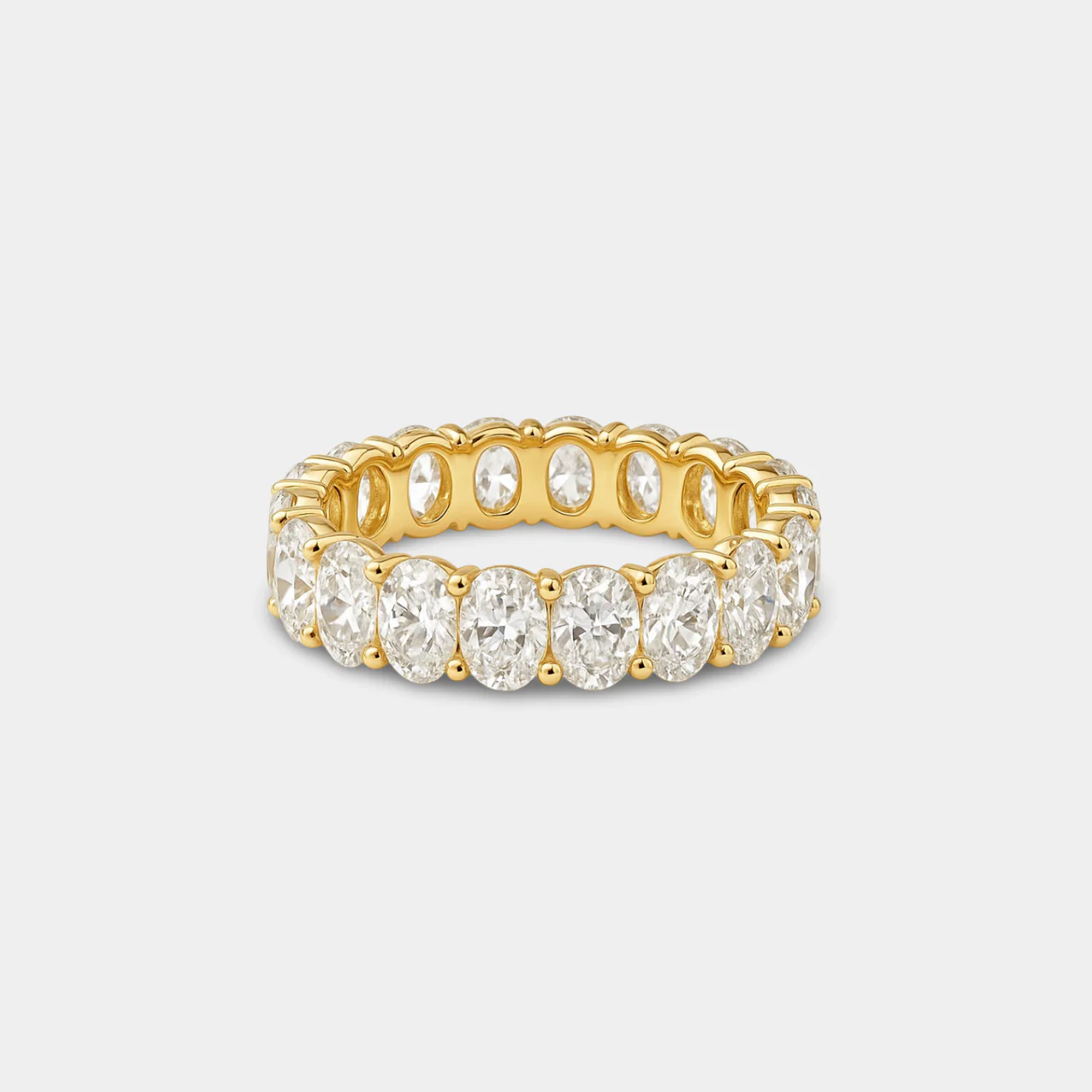 Oval Cubic Zirconia Love Ring