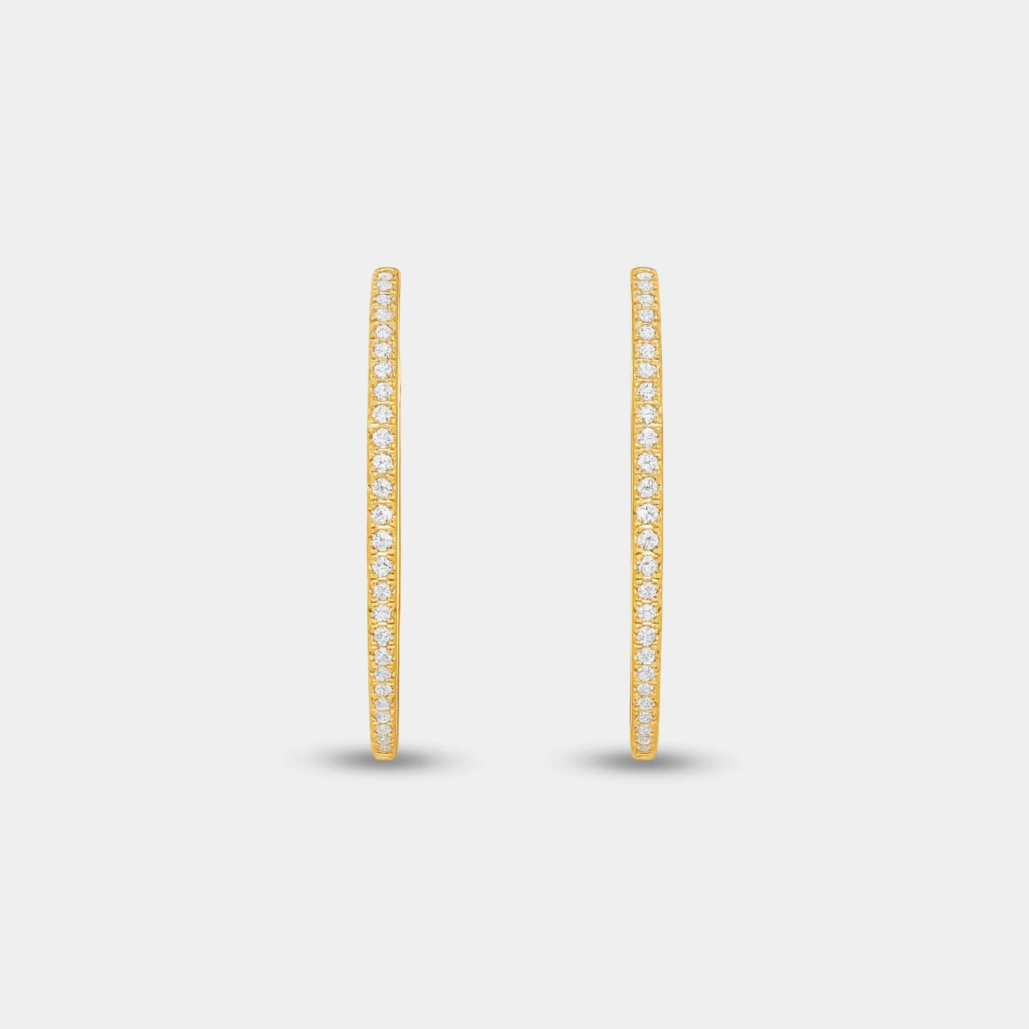 Crystal Pavé Statement Hoops