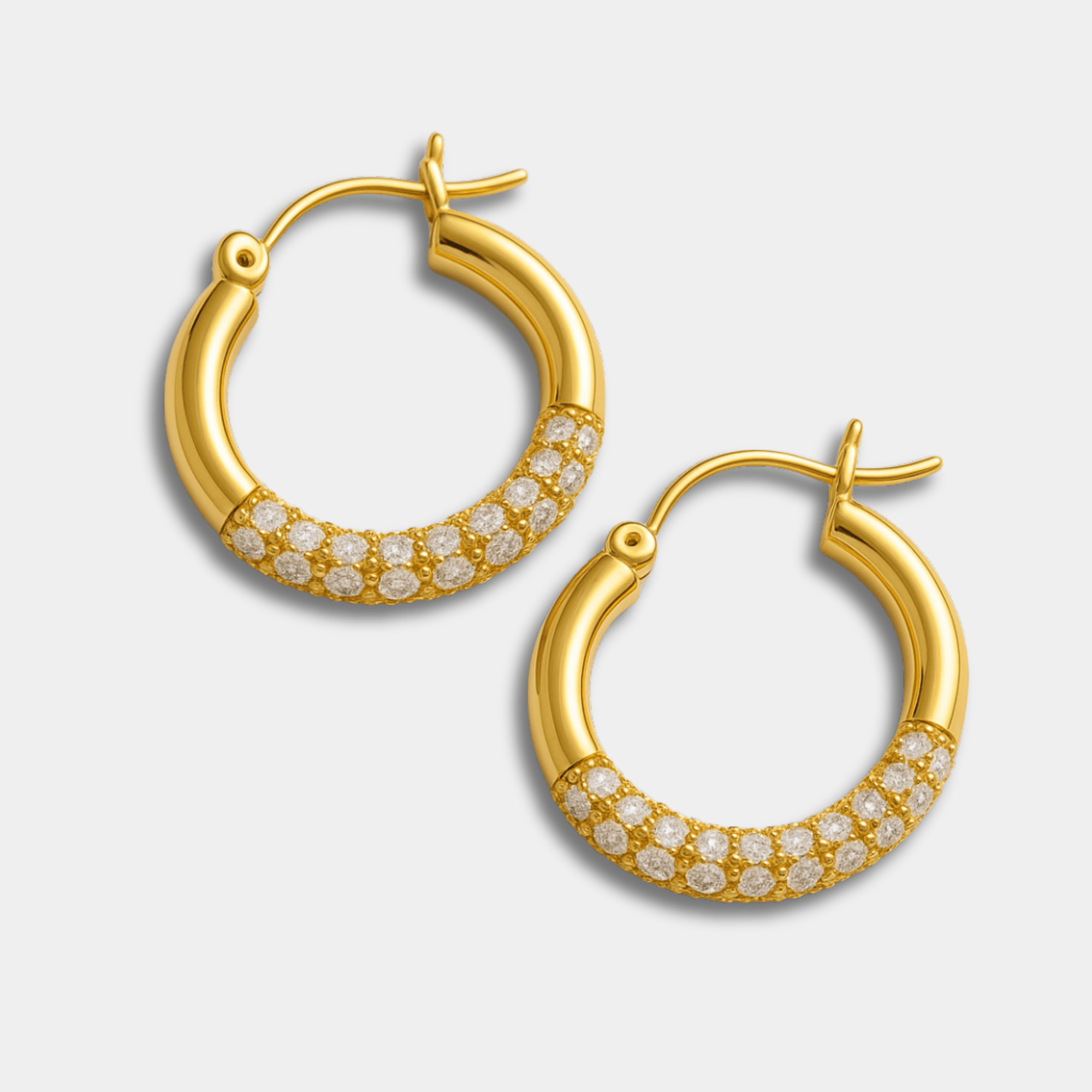 Lustre Luxe Hoops