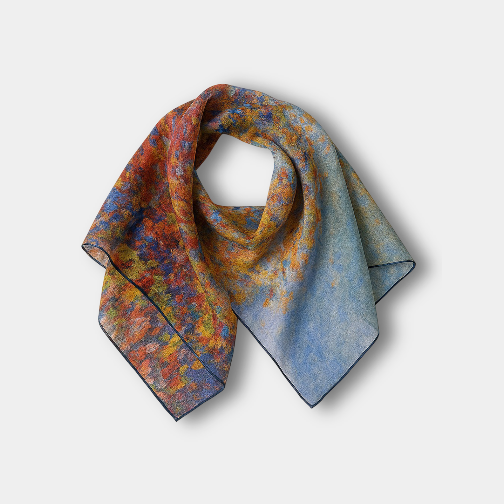 Cashmere Artistic Square Scarf