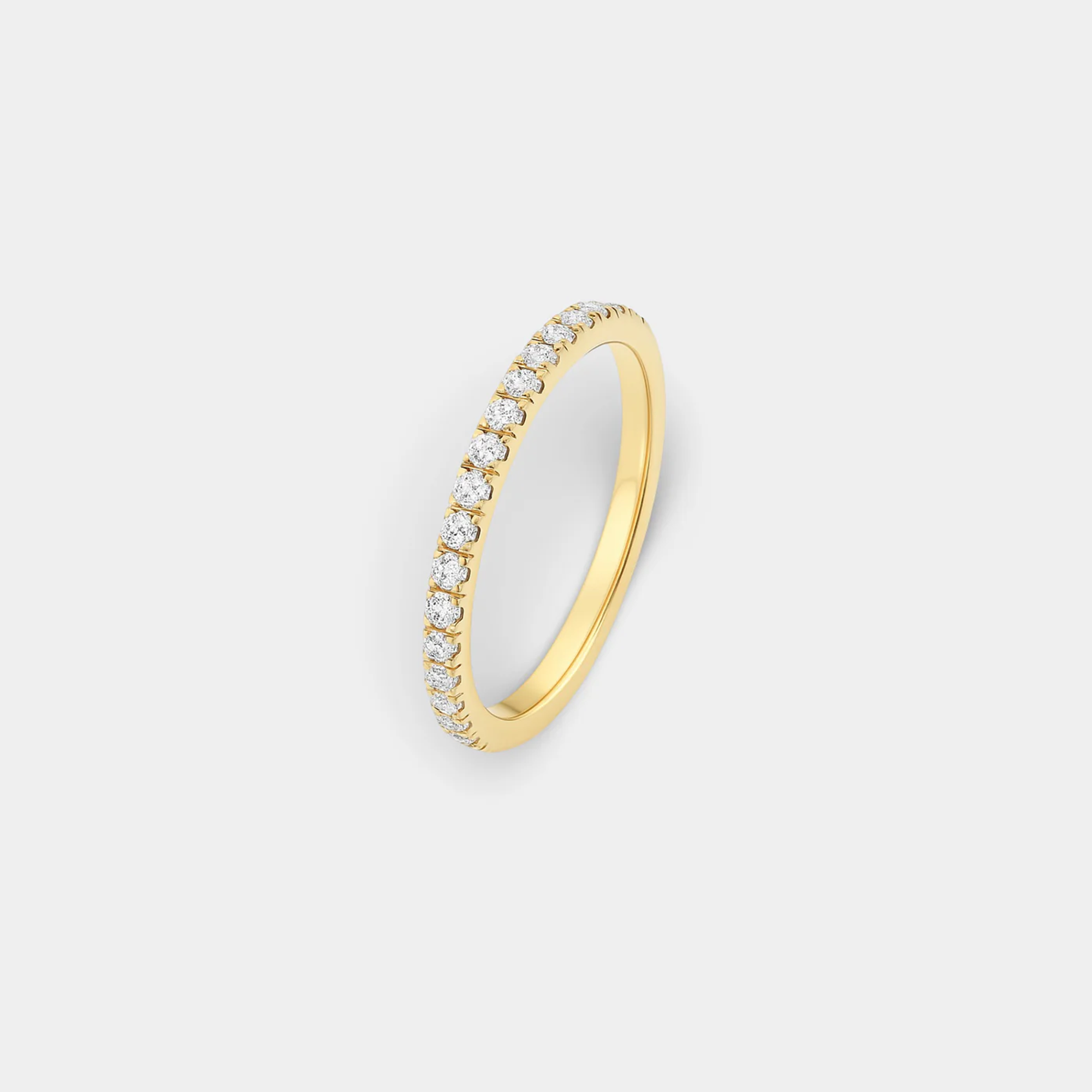 Simulated Diamond Stackable Ring