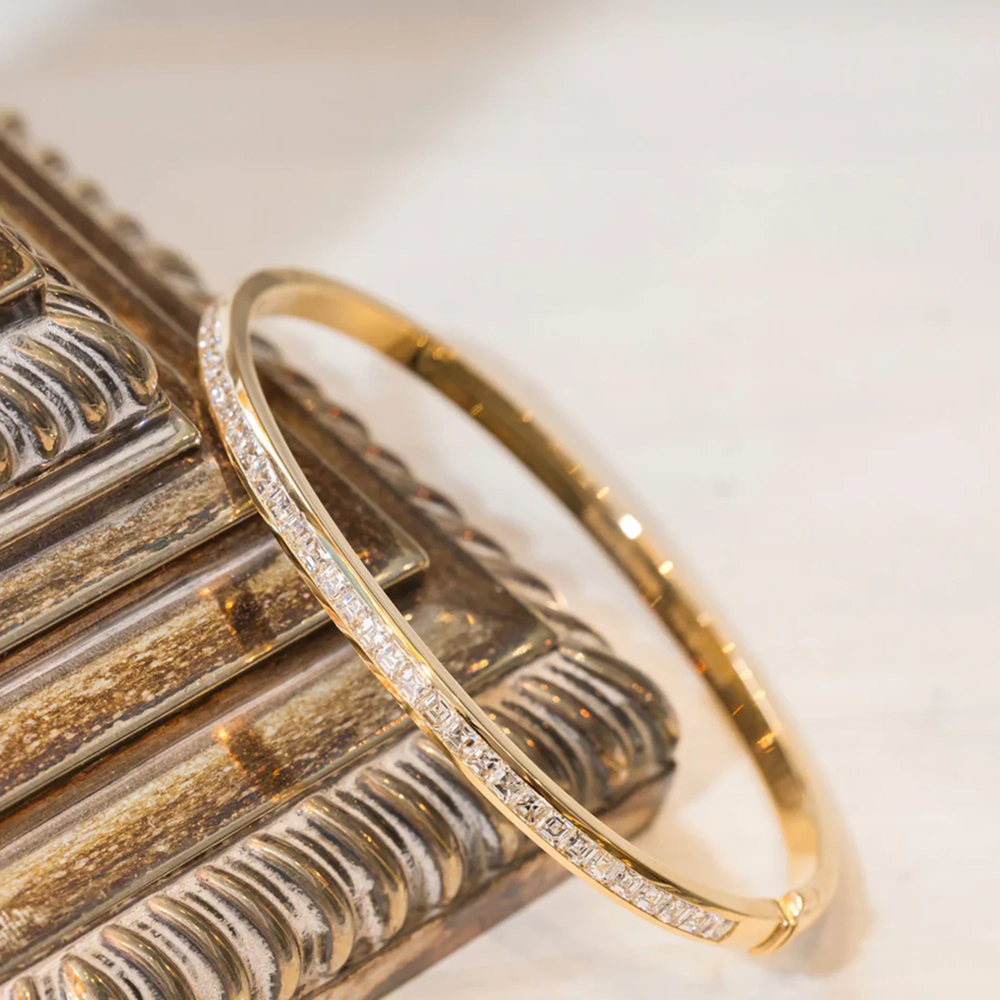 Classic Slim White CZ Bracelet