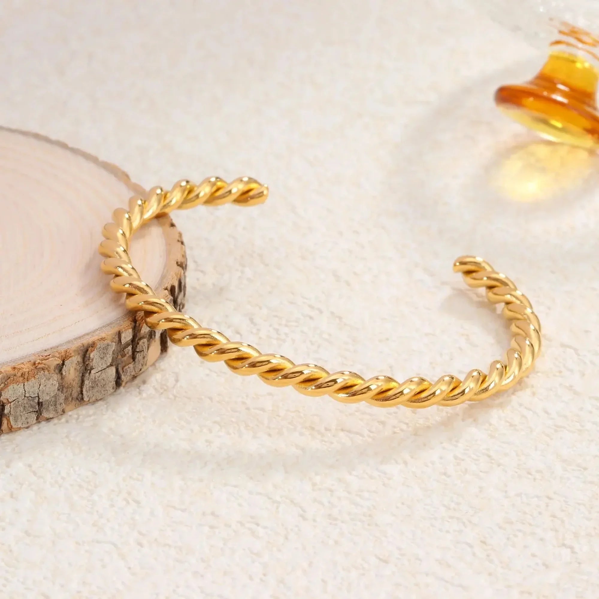 Adjustable Chunky Minimalist Bangle