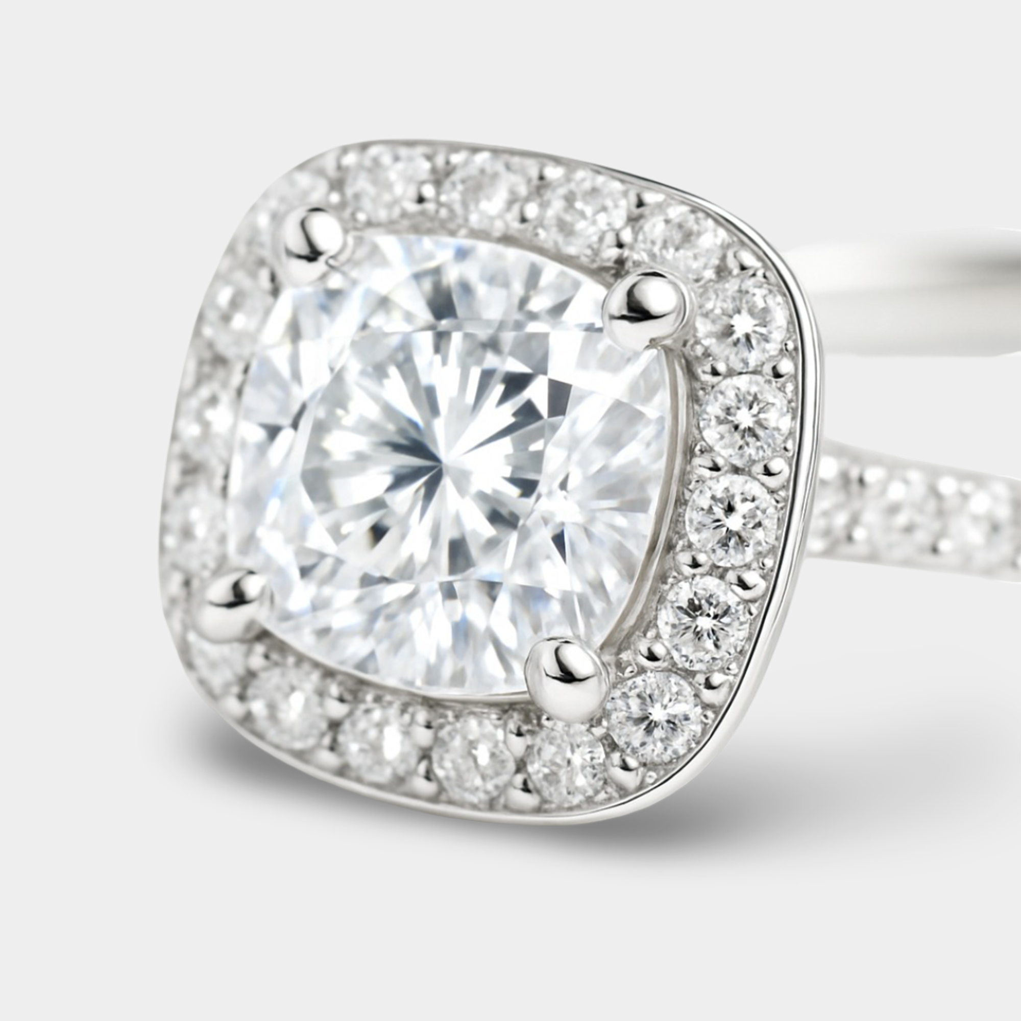 Scarlett Two-in-One Halo Ring Set