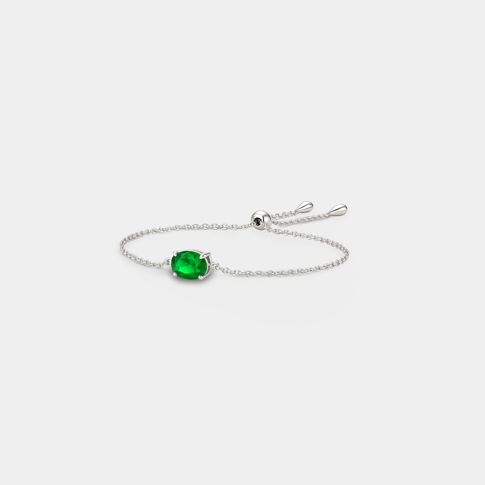 Aria Nano Emerald Bolo Bracelet