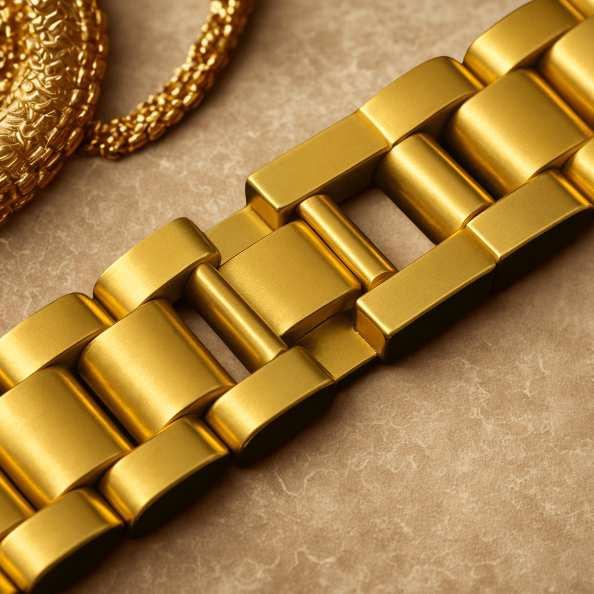 Watch Strap Inspired Chain Bracelet