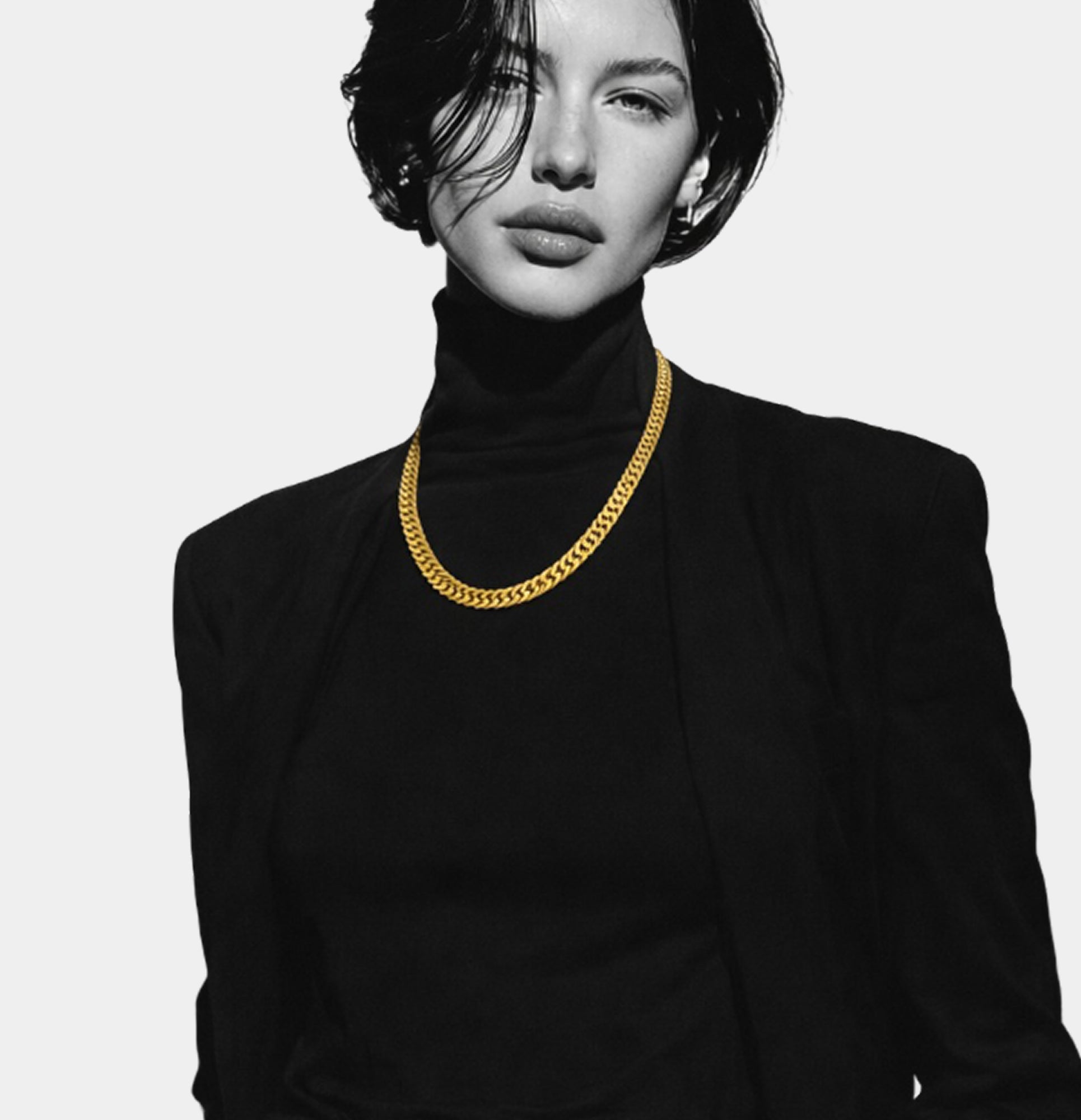 Sterling Silver Flat Snake Chain Necklace