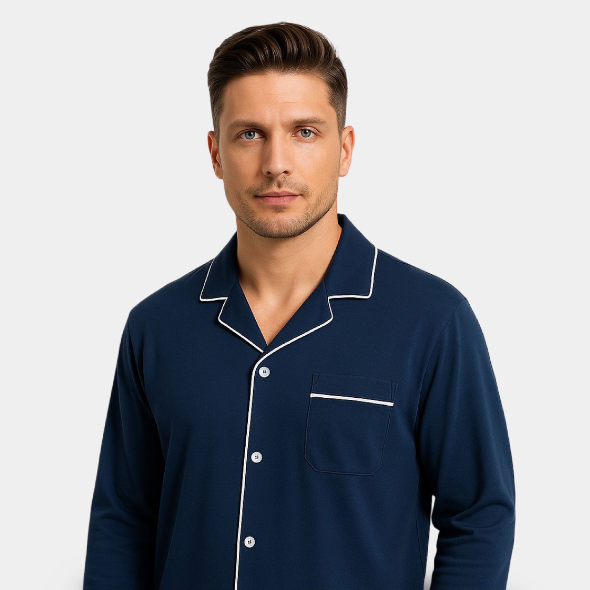Navy Blue Pajama Set